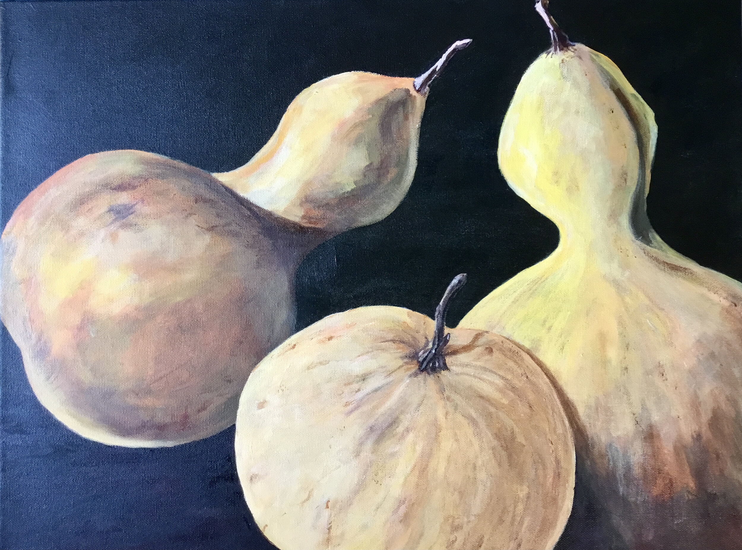 Three Gourds 18"x24". $950. SOLD