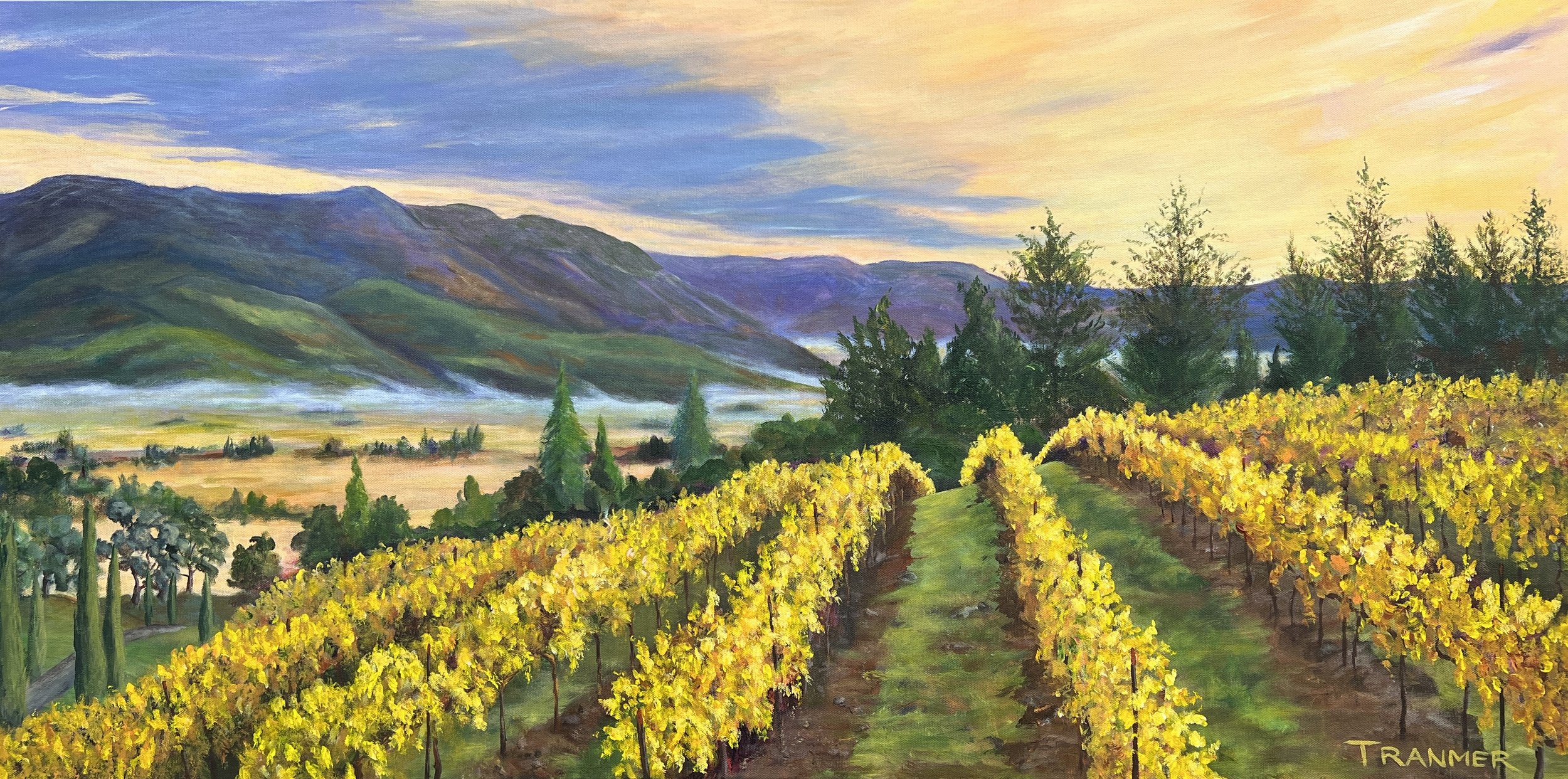 Autumn Morning. 24"x48" $5,000. SOLD