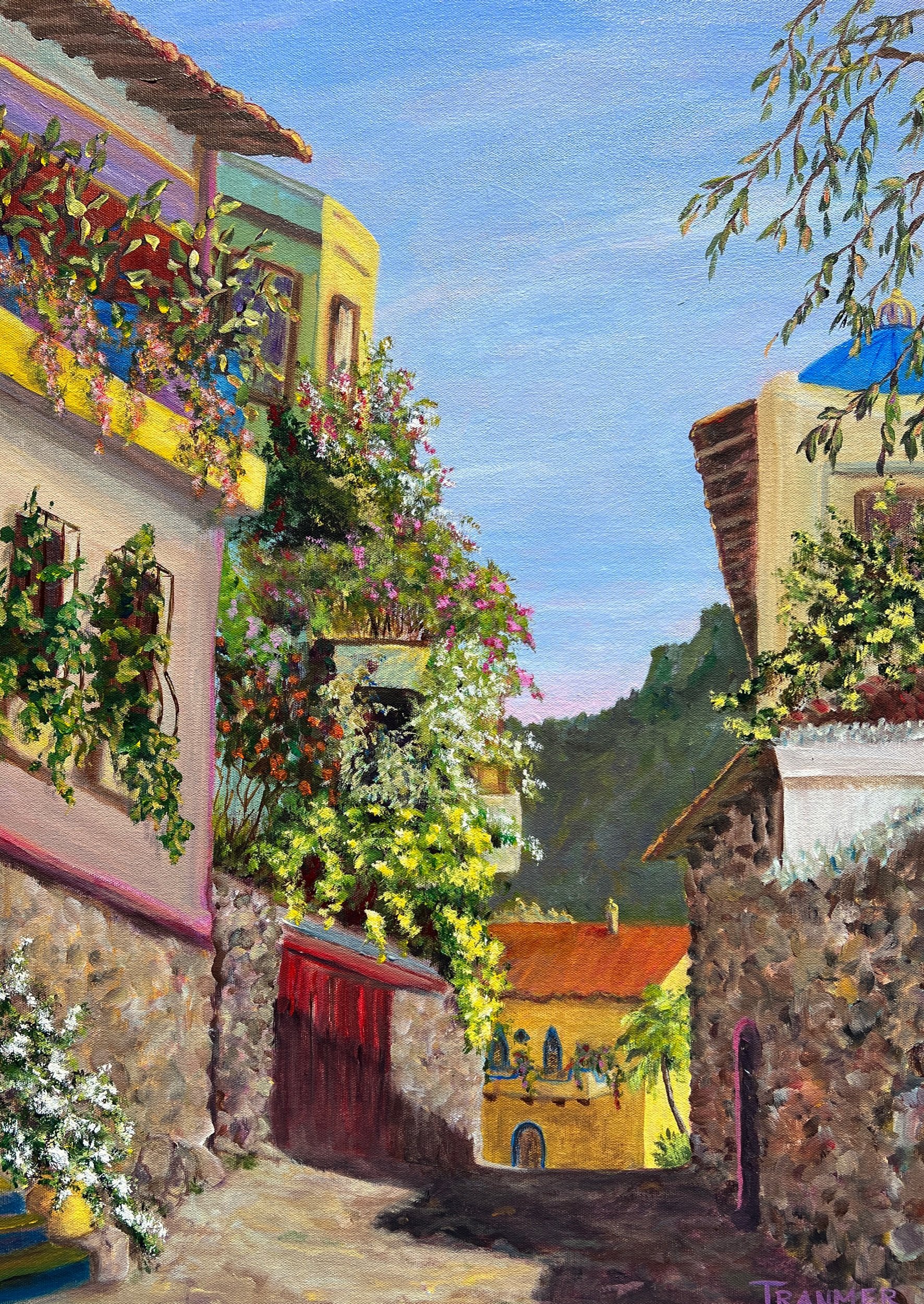 Gringo Gulch, Puerto Vallarta. SOLD. 28”x19” $1200