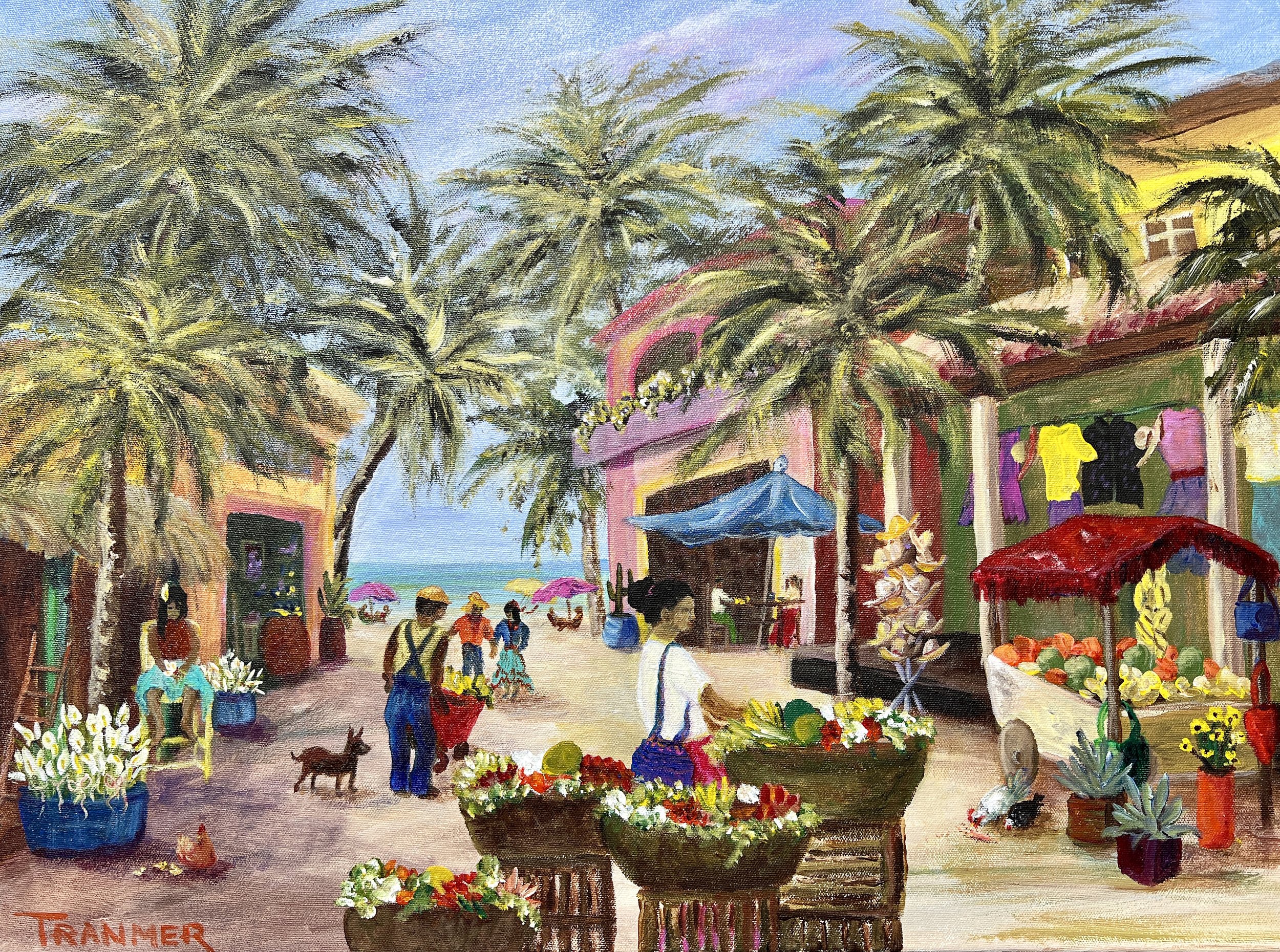 Mexican Market 18"x24". $1100