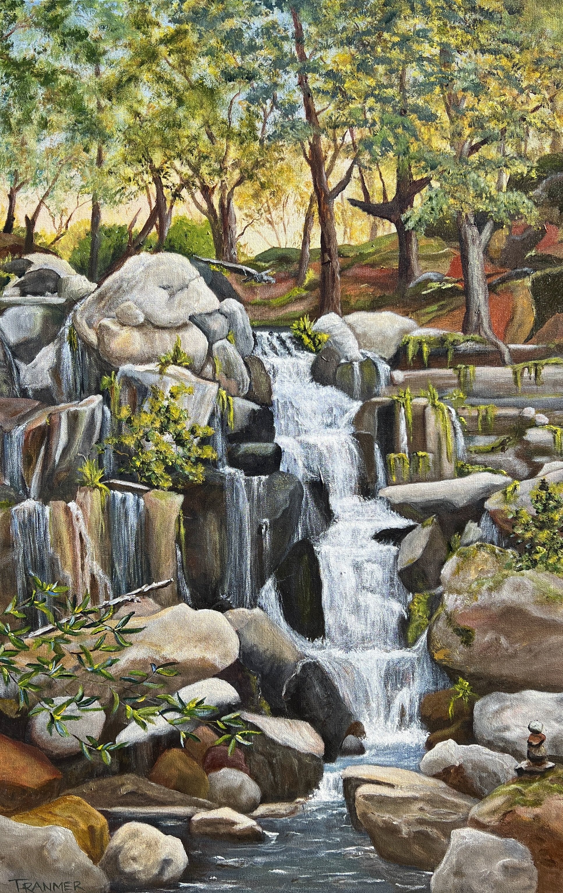 Linda Falls 36"x24". $2,500