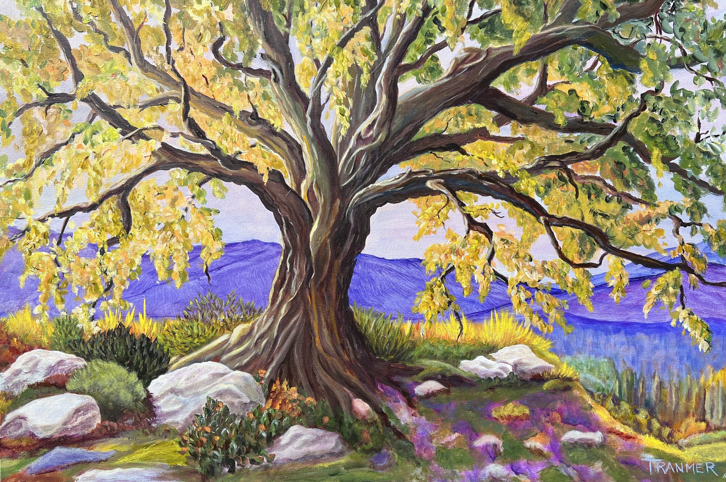 Magestic Oak. 24"x36". $2500