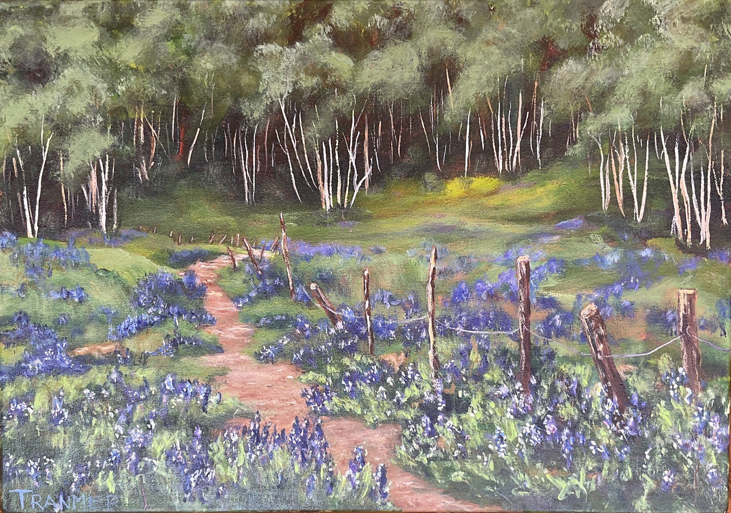 Field of Lupine. 18"x24". SOLD