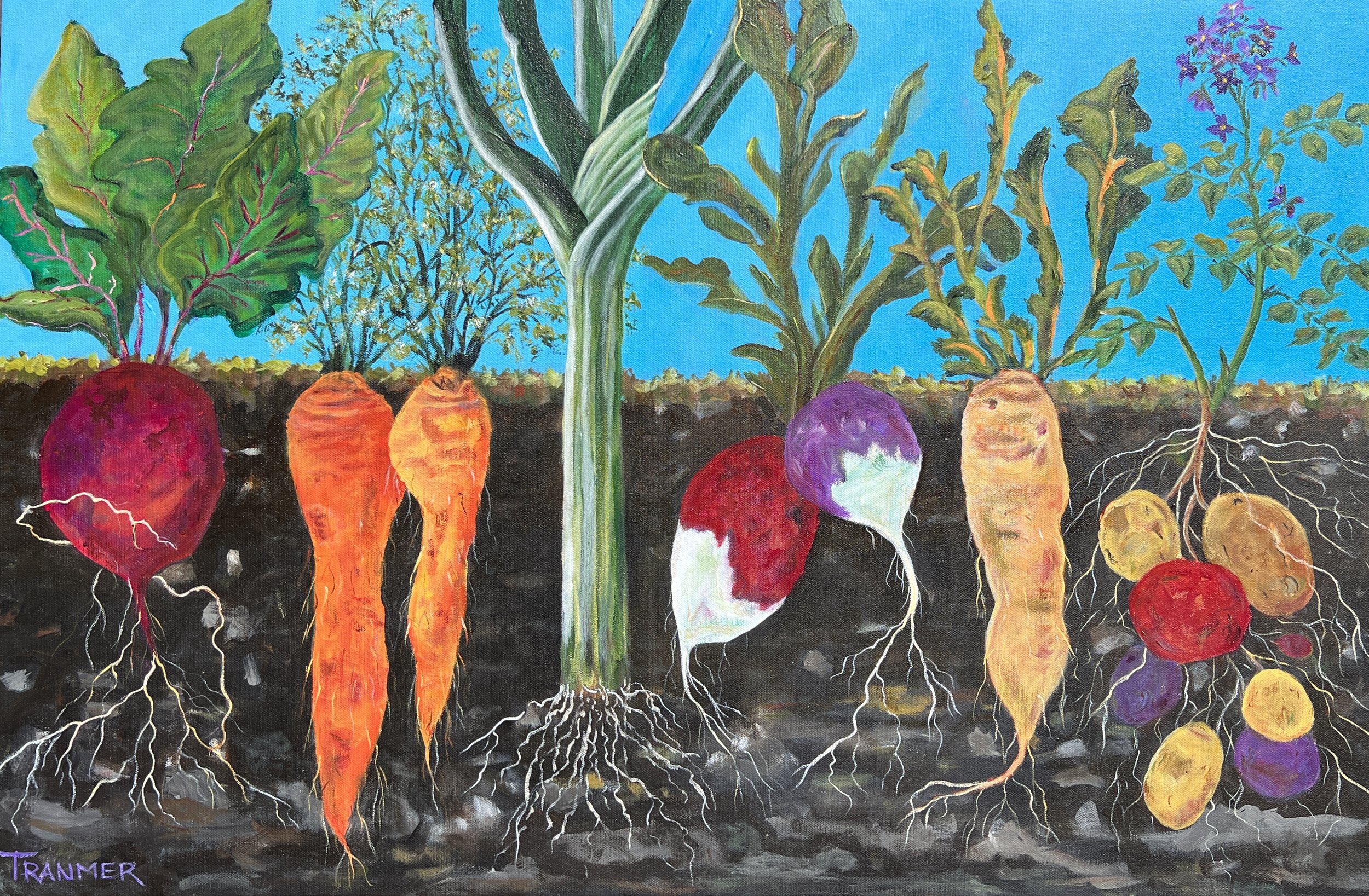Vege Patch. 24"x36". $2,500