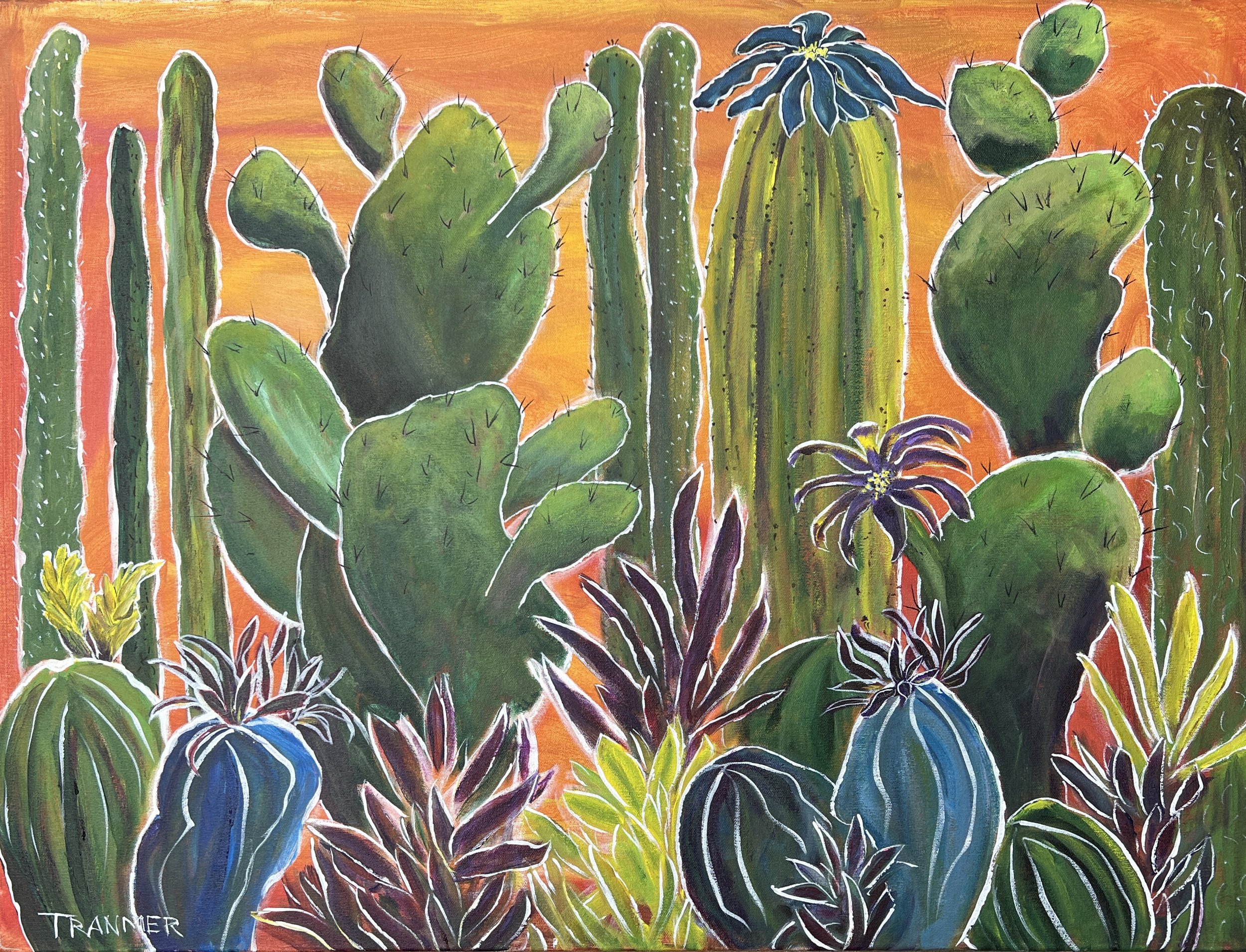 Prickly Patch 23"x31". $1800