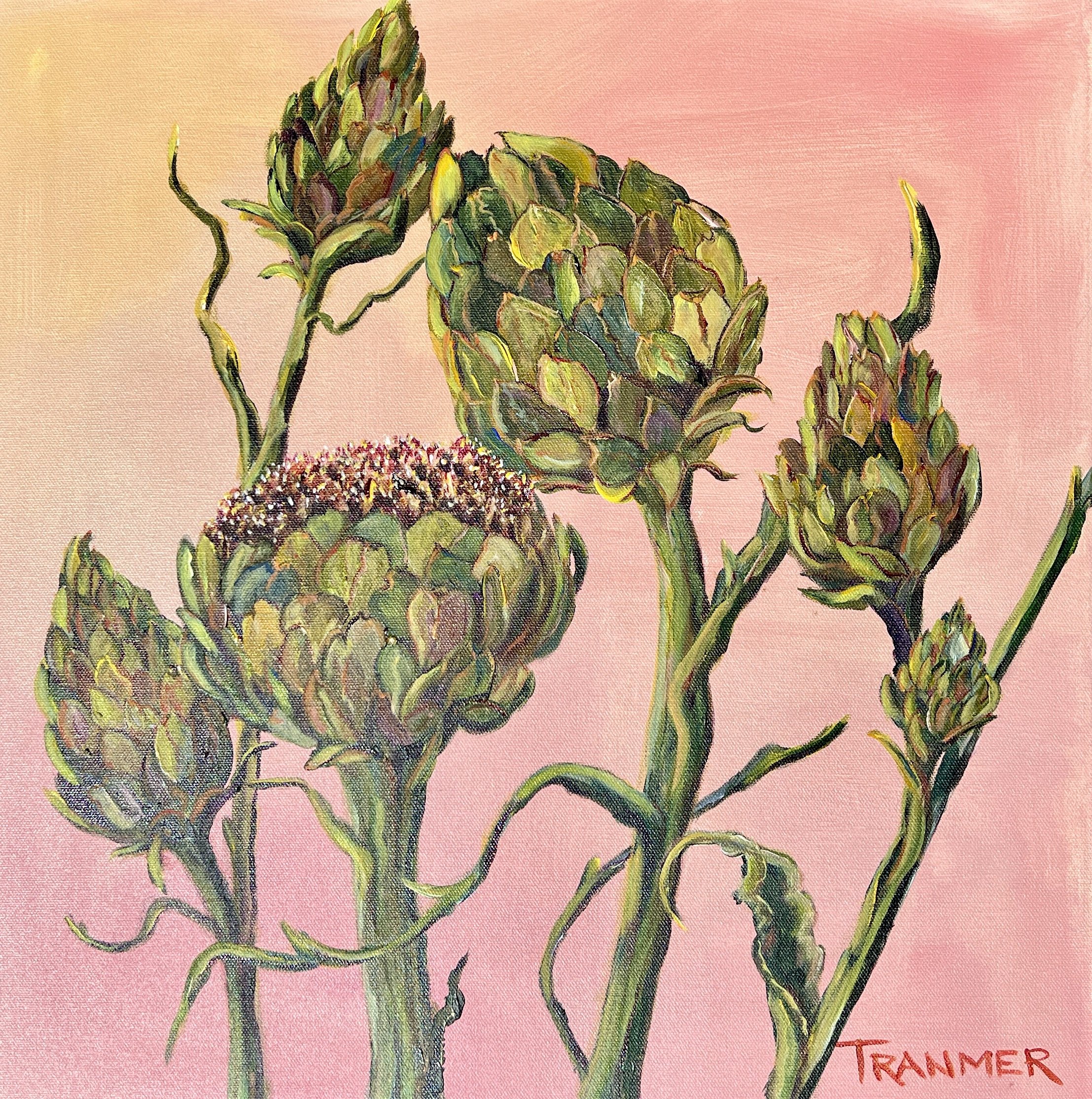 Artichokes. 20"x20", $950