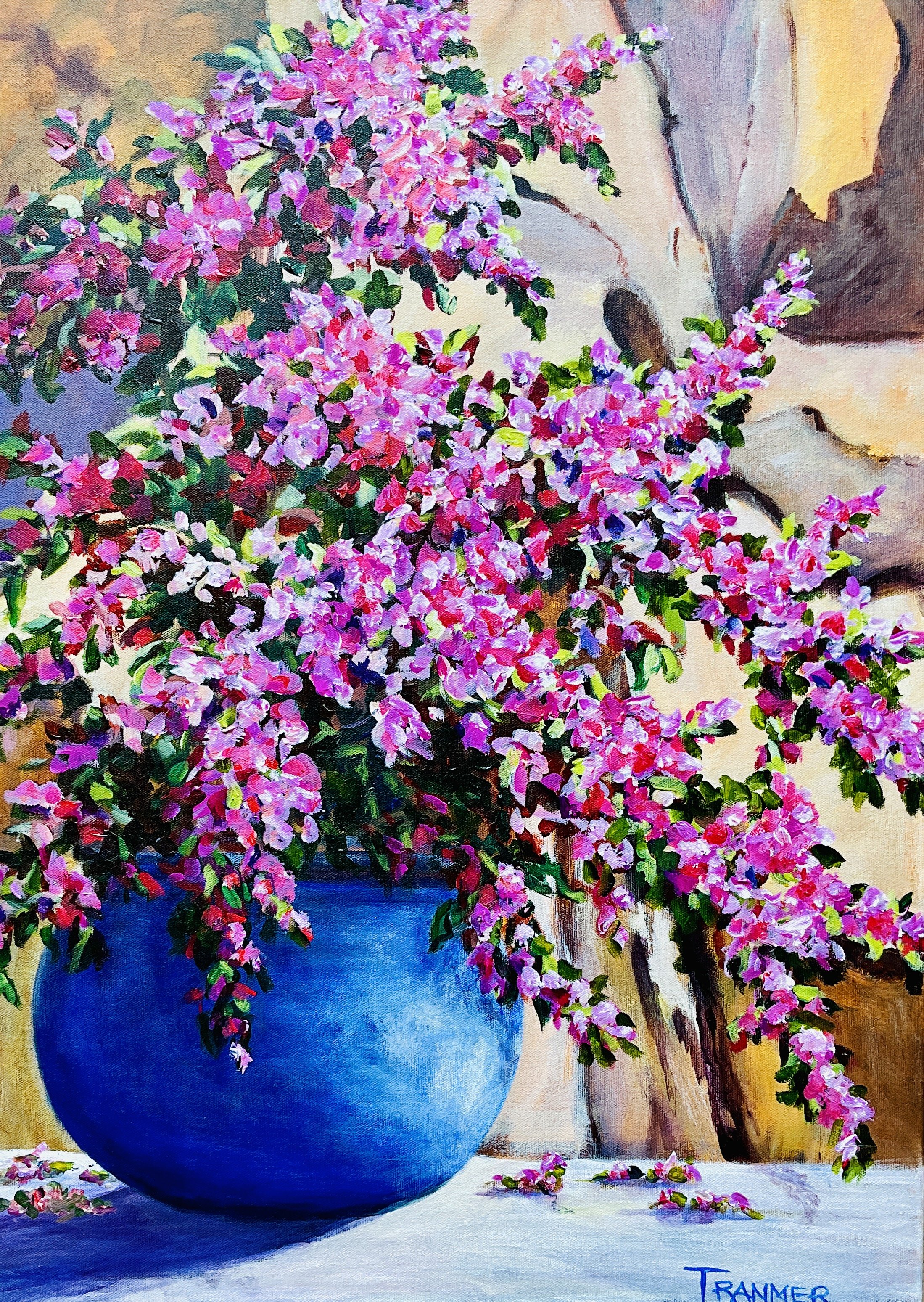 Bountiful Bouquet. 28"x20", SOLD. $1200