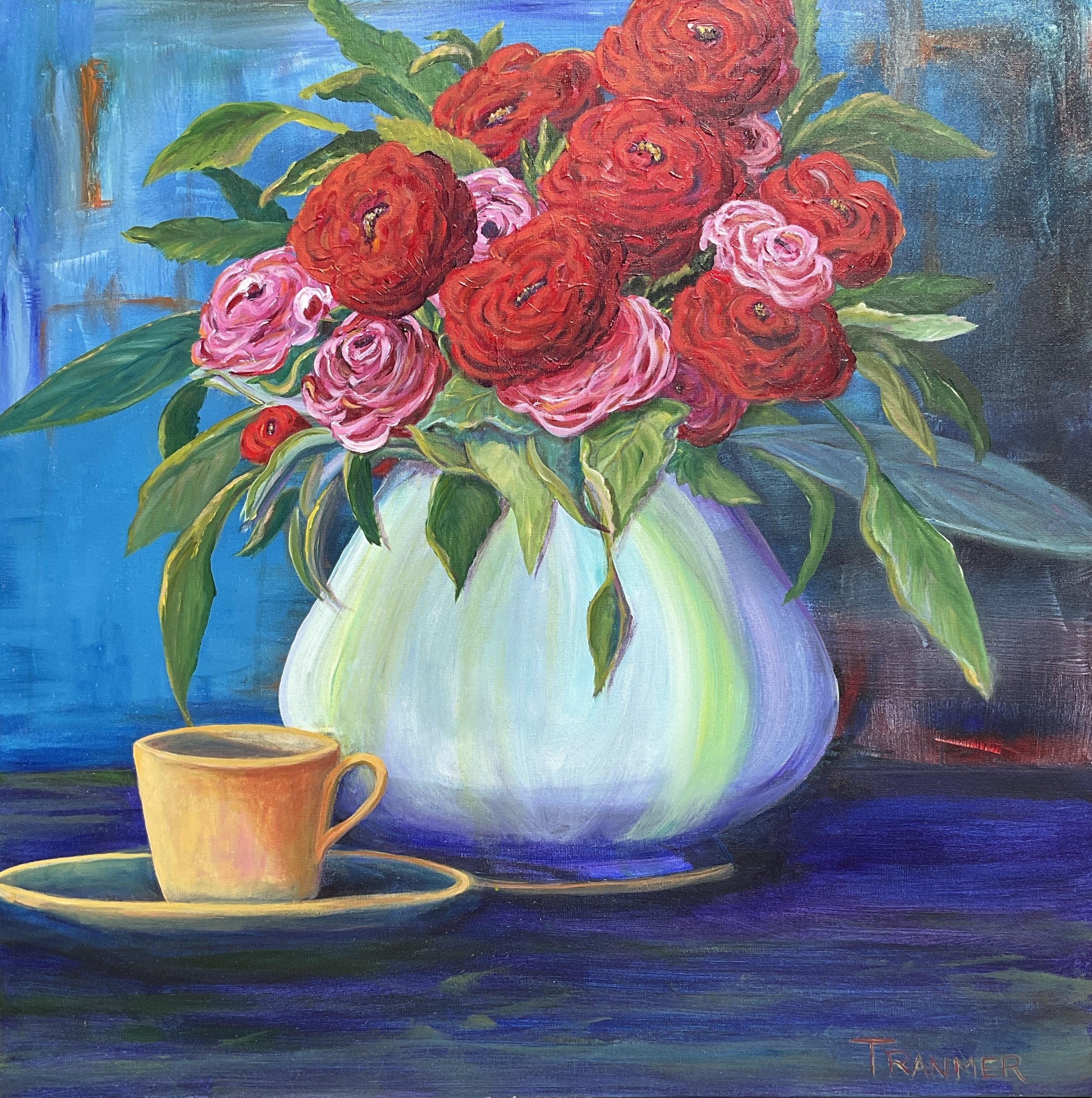 Big Bold Blooms 36" x 36" $2,500