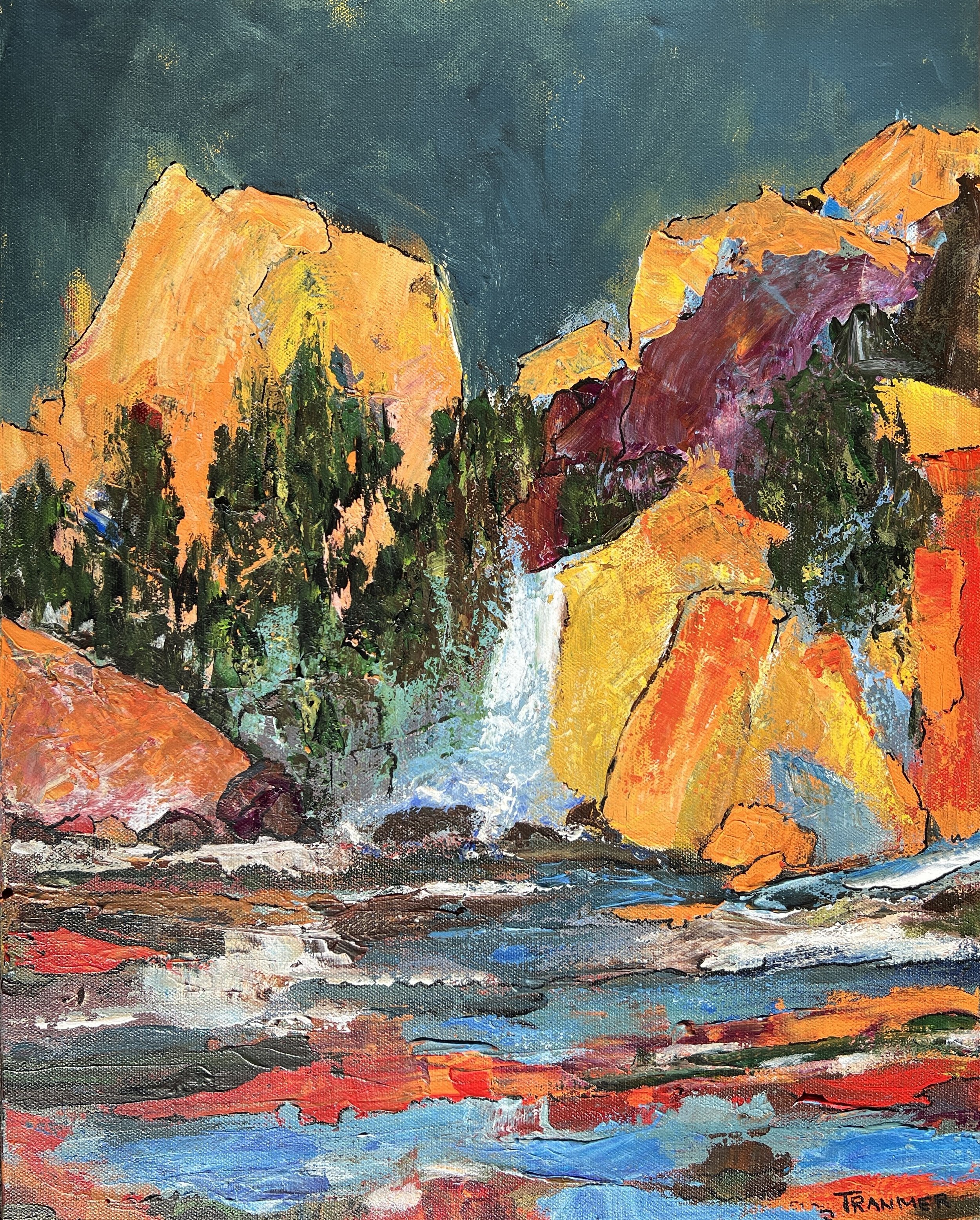 Waterfall. 20"x16" $950