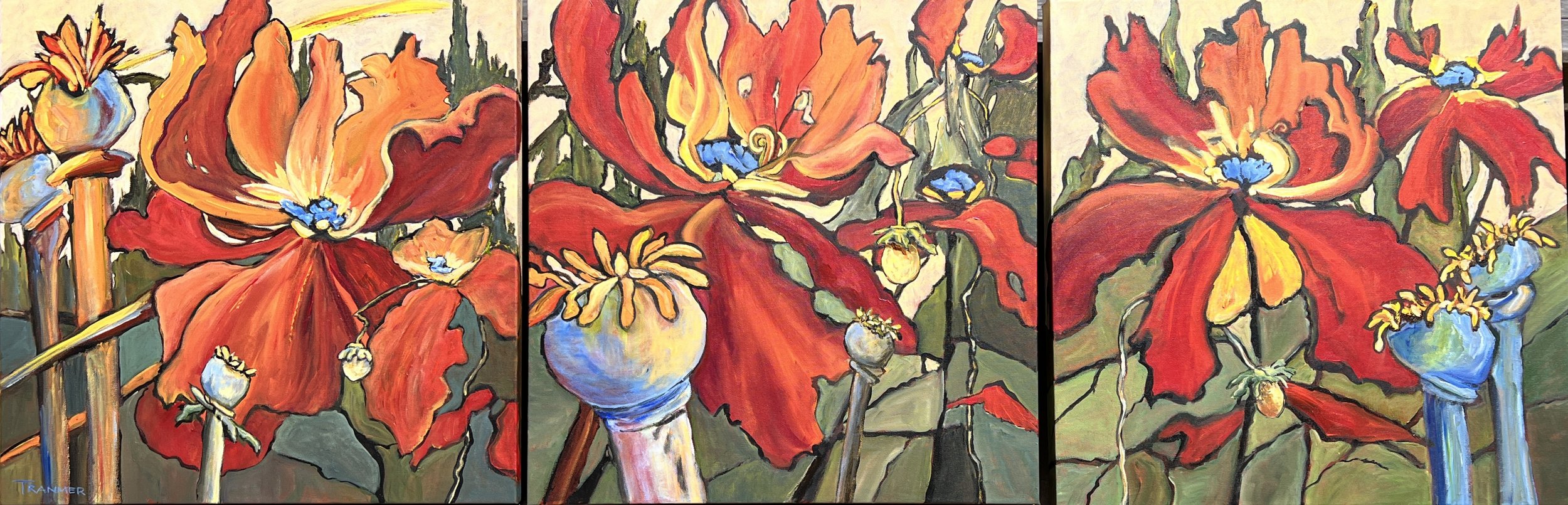 Triptych 72" x 24" $4800