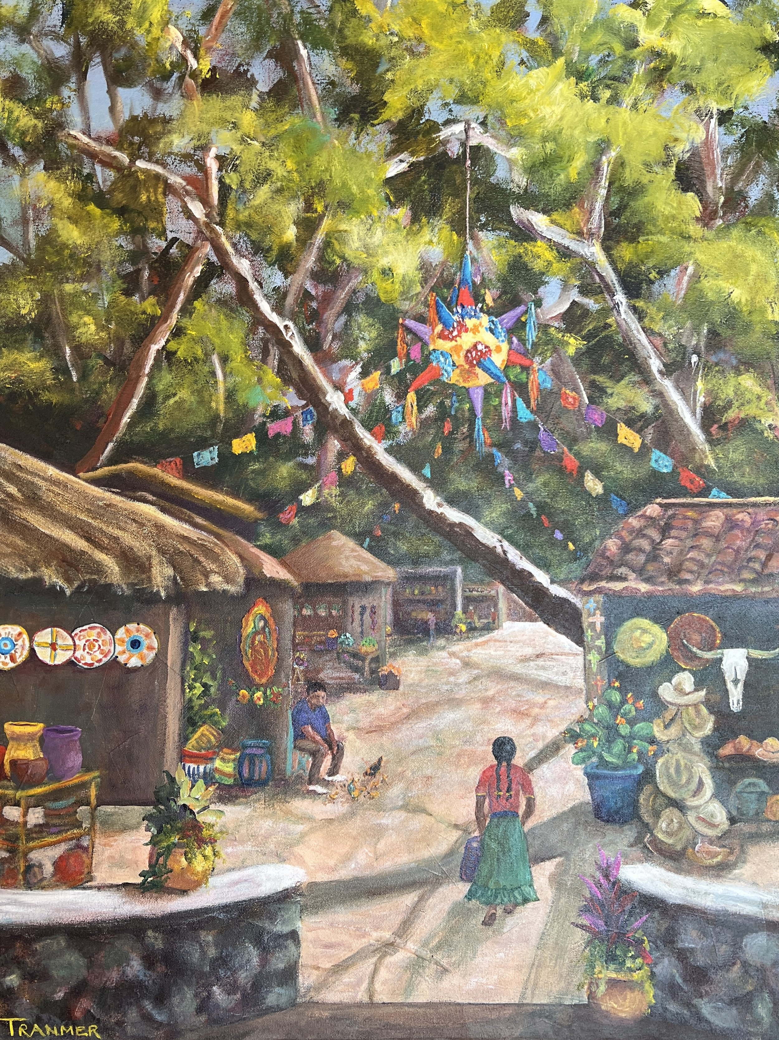 Mexican Market 30”x24”. $1800