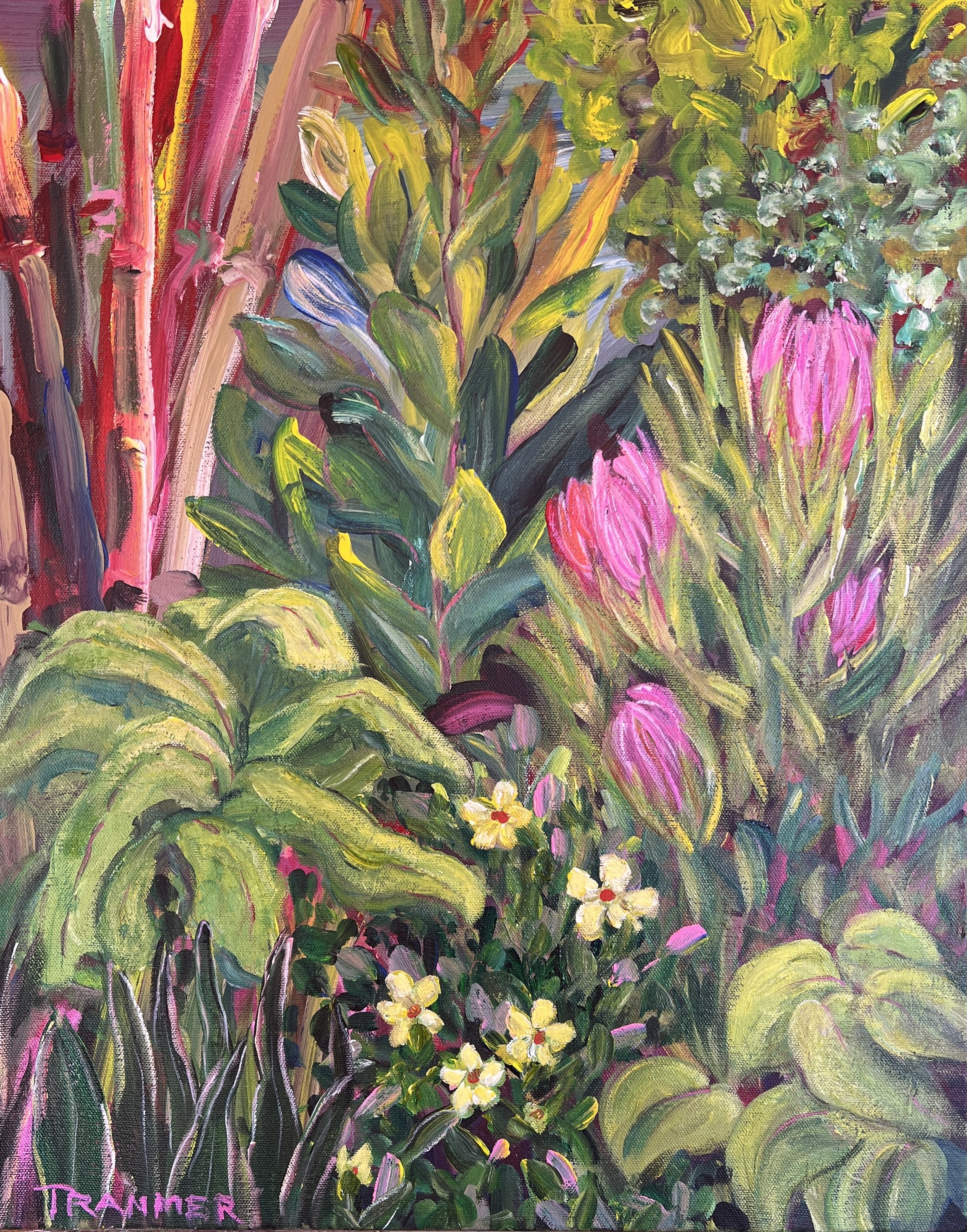 Tropical Plants. 20”x16”. $500