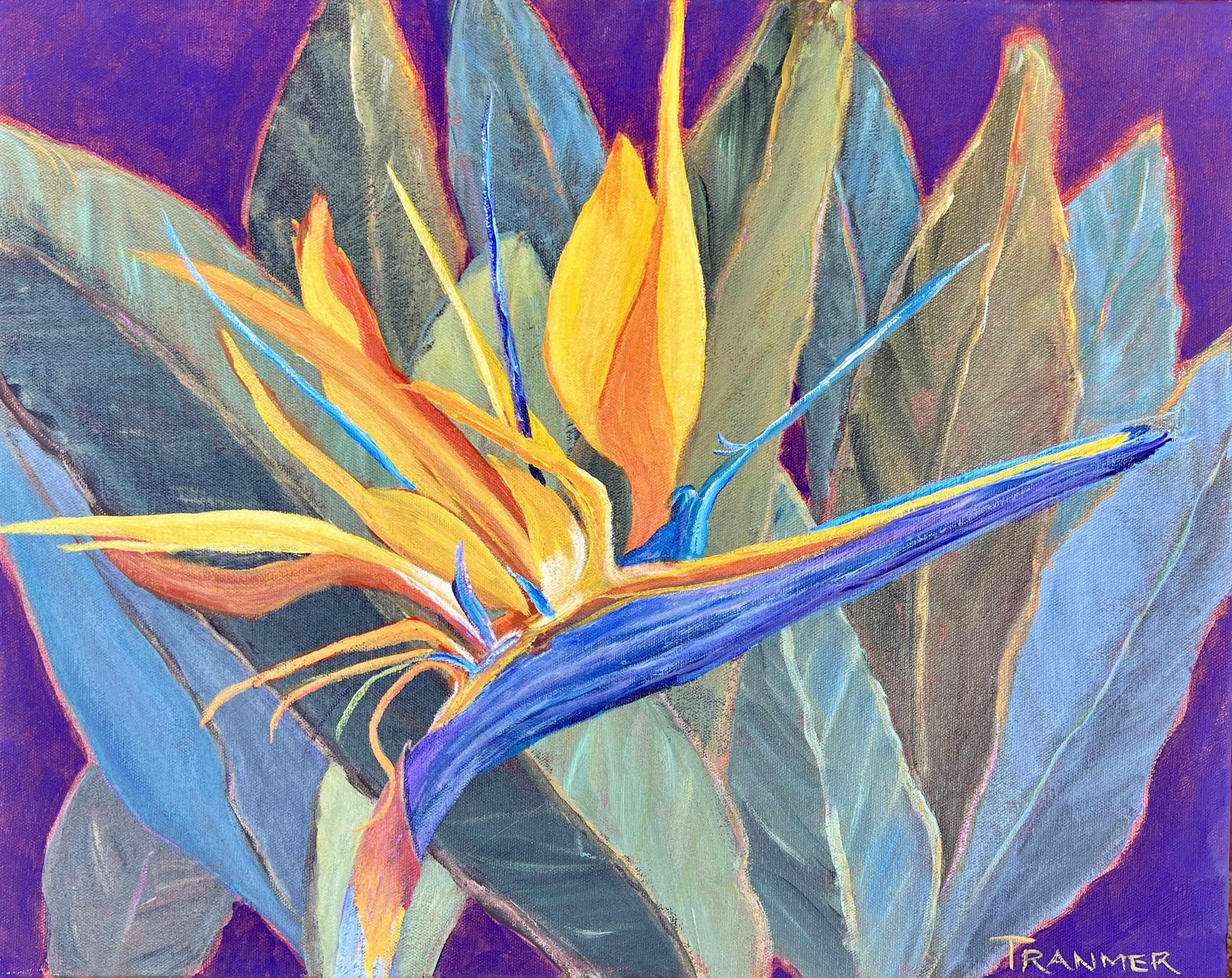 Bird of Paradise. 16”x20”