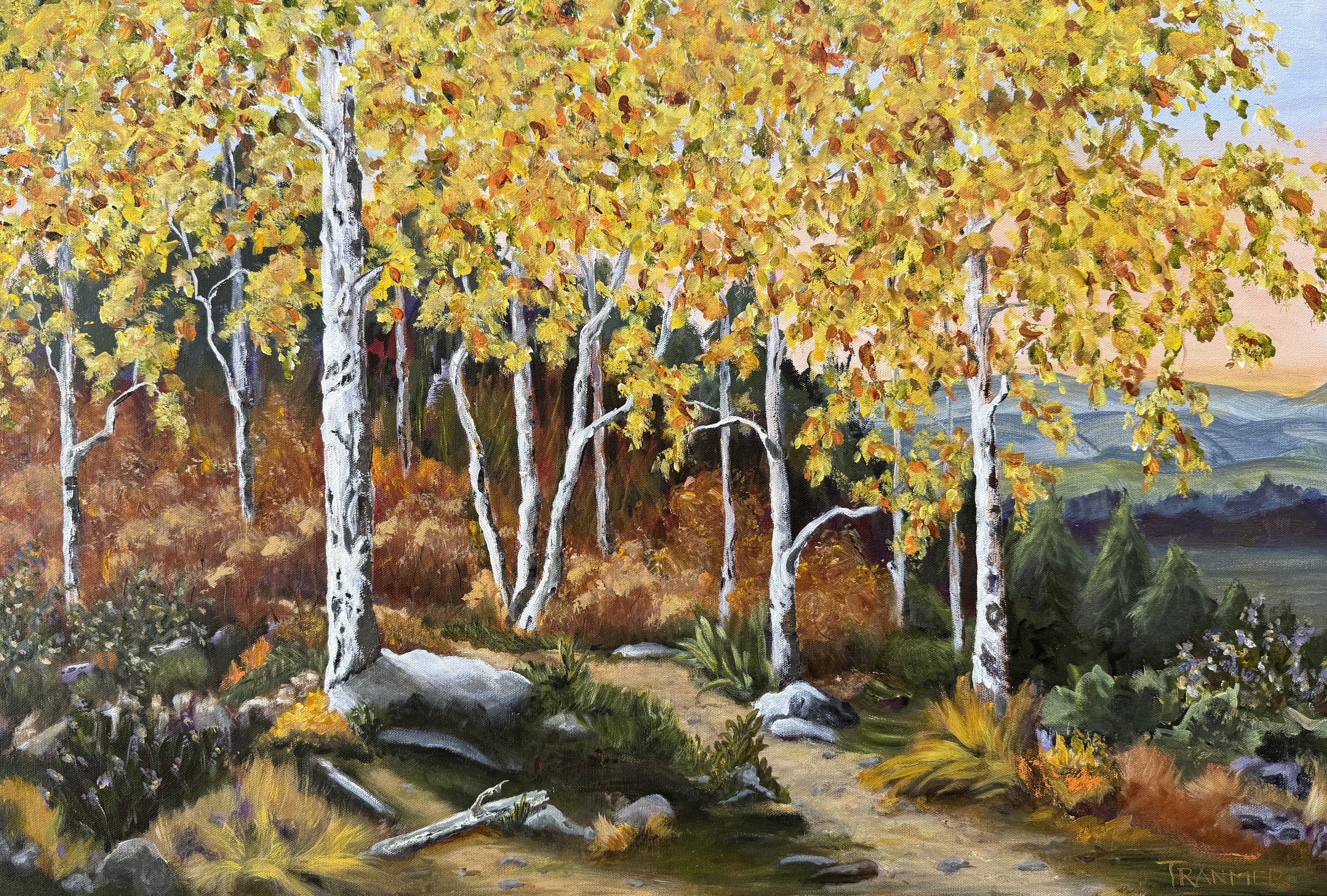 Rustling Leaves. 24"x36". $2500