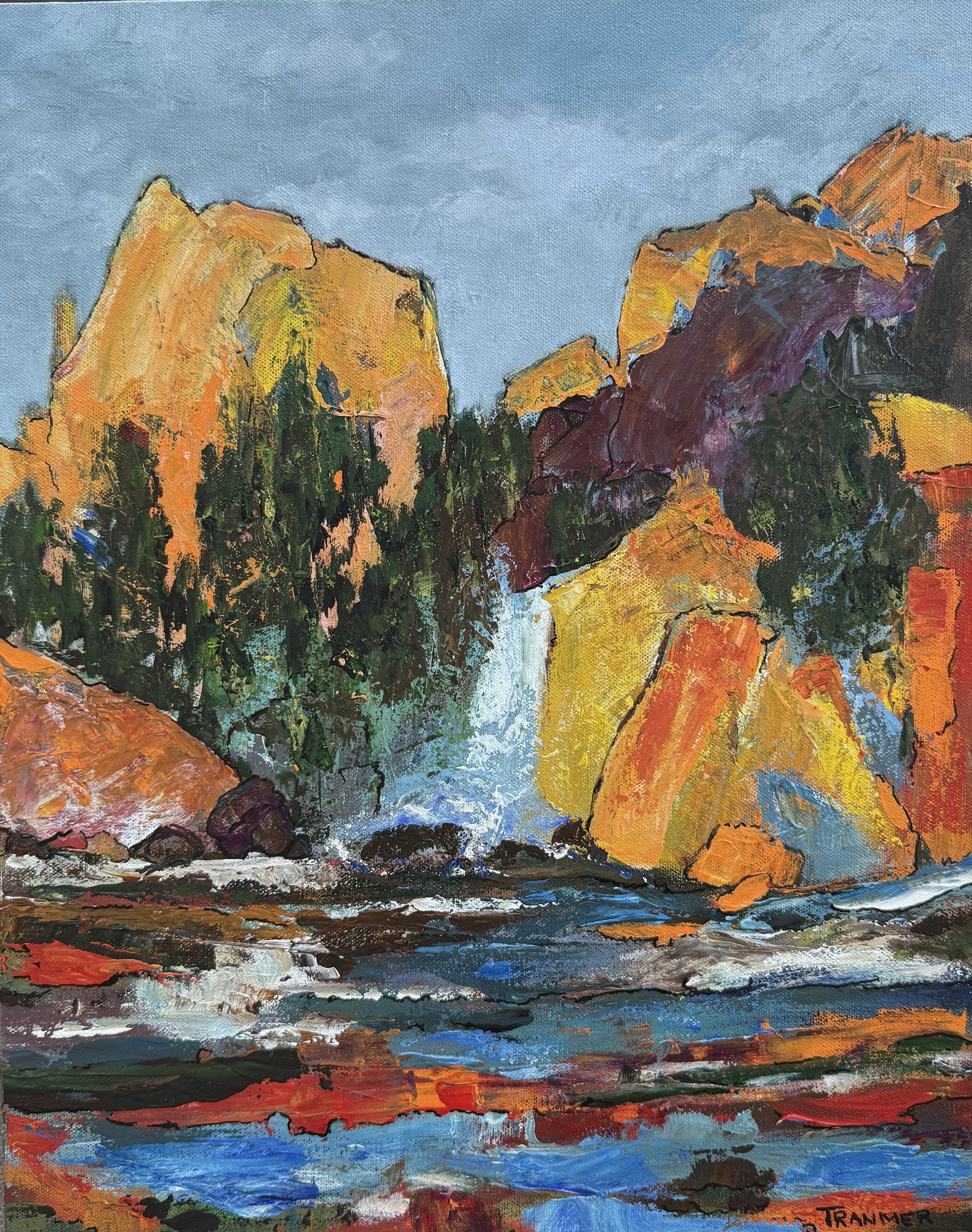 Sunfire Rapids. 20"x16" $950