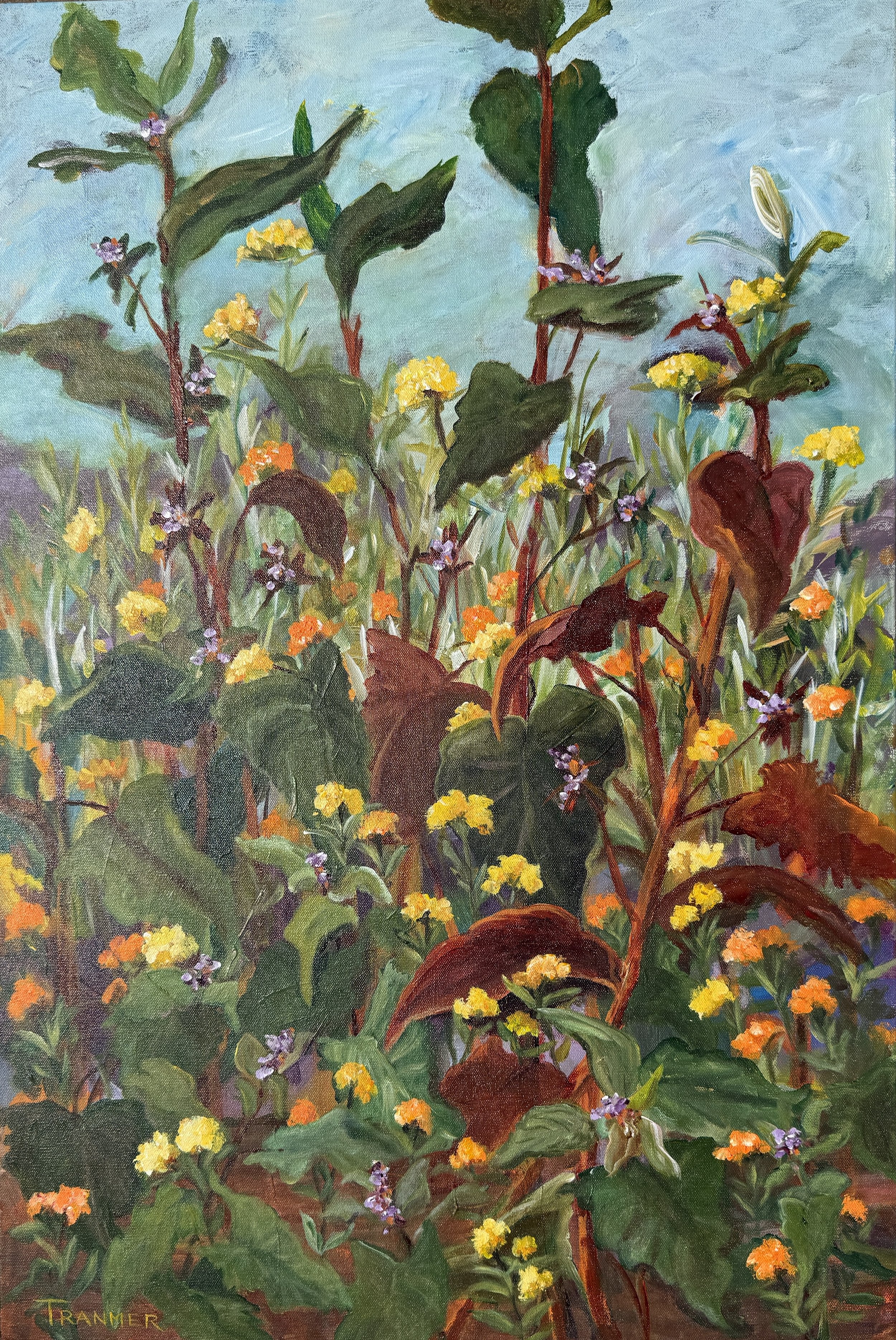 My Friend's Garden. 36"x 24". $2500