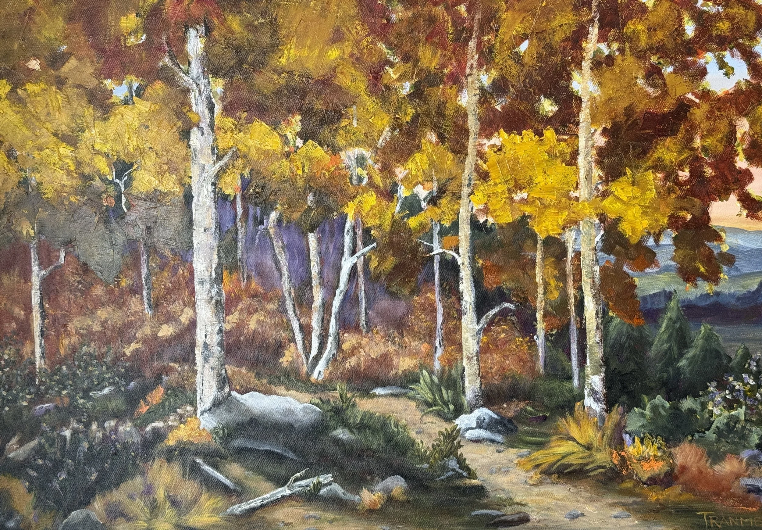 Rustling Leaves, 24"x36", $2,500