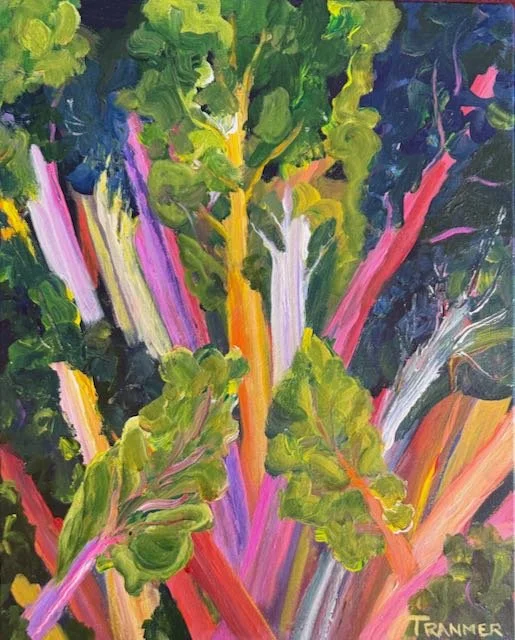 Rainbow Chard 20"x16".   $950

Acrylic on canvas