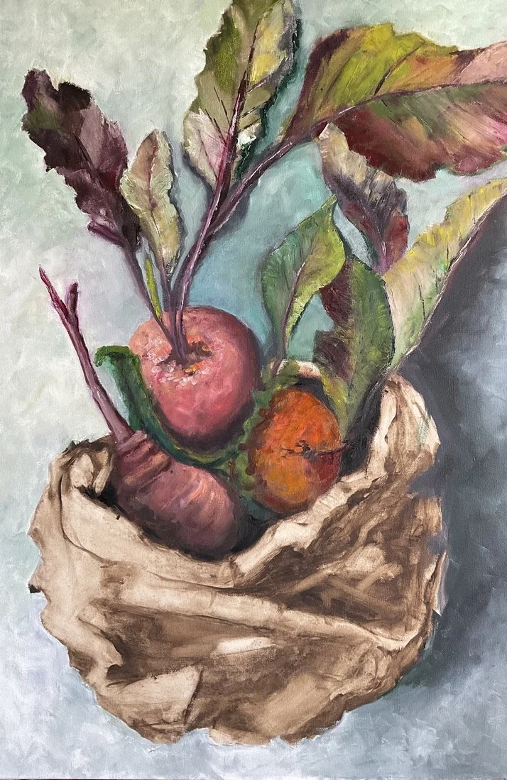 Eat Your Beets!, 36"x24", Oil, $2500