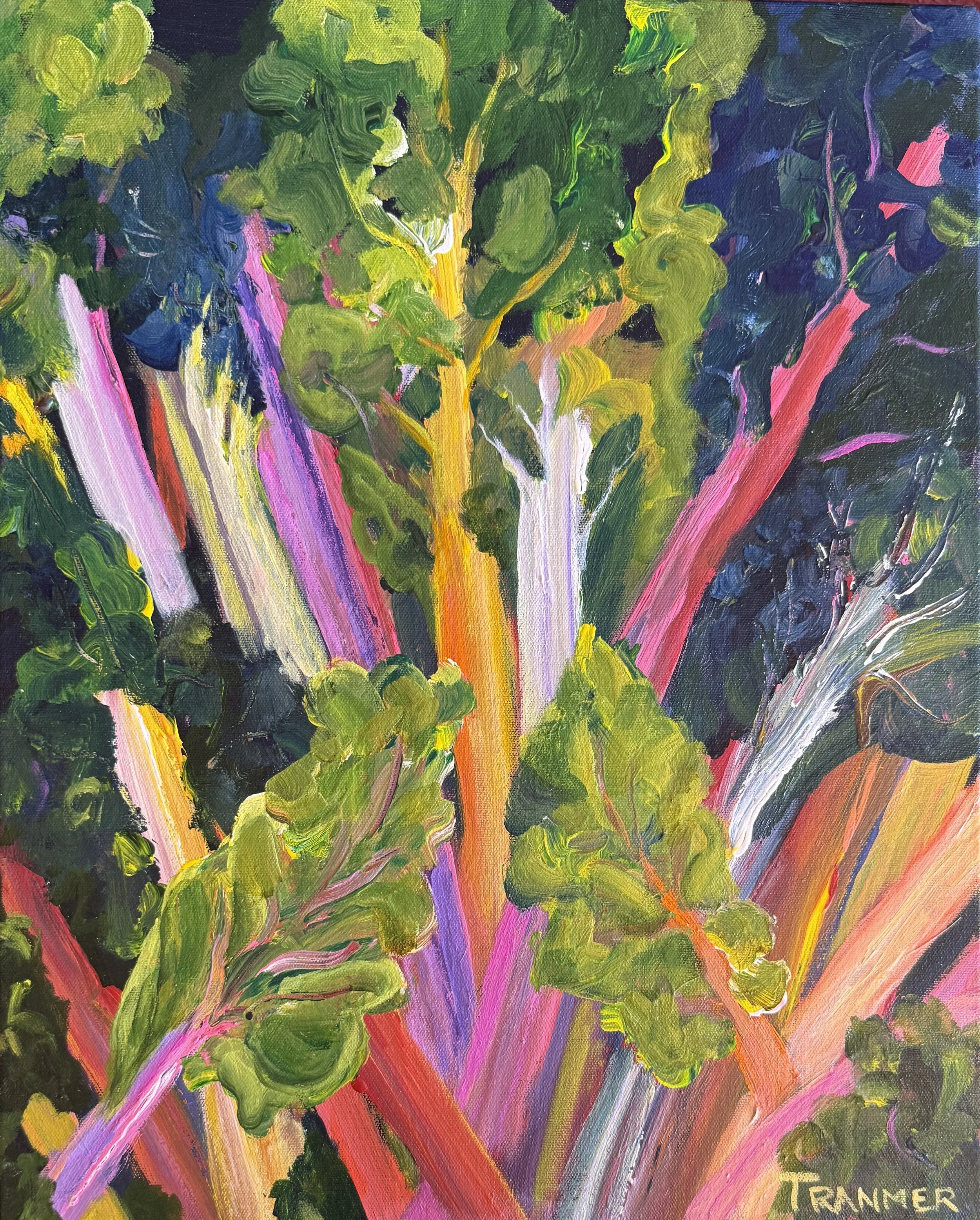 Rainbow Chard. 20”x16”