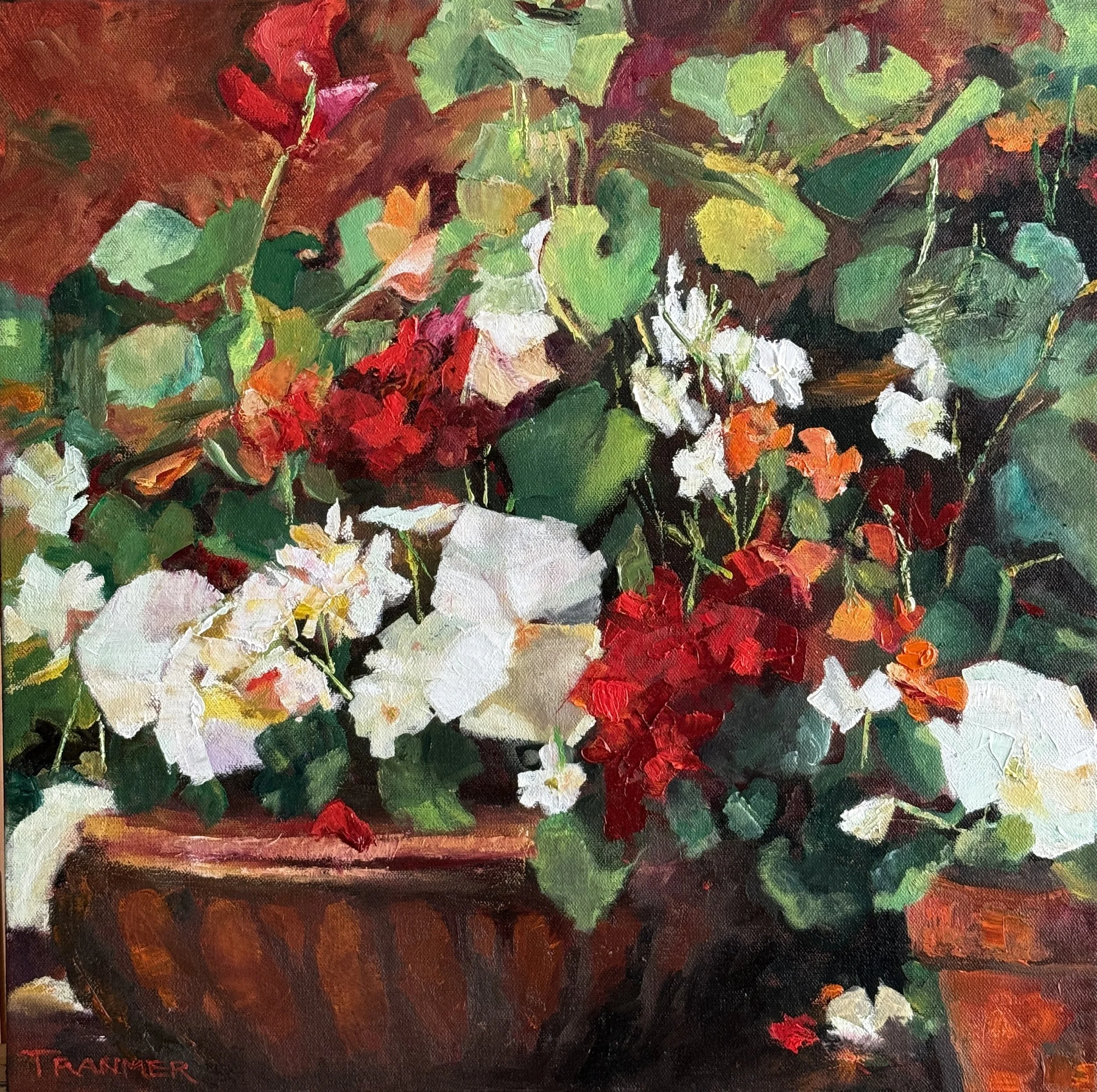 Big Bowl of Flowers, 20"x20", $2000, Oil 