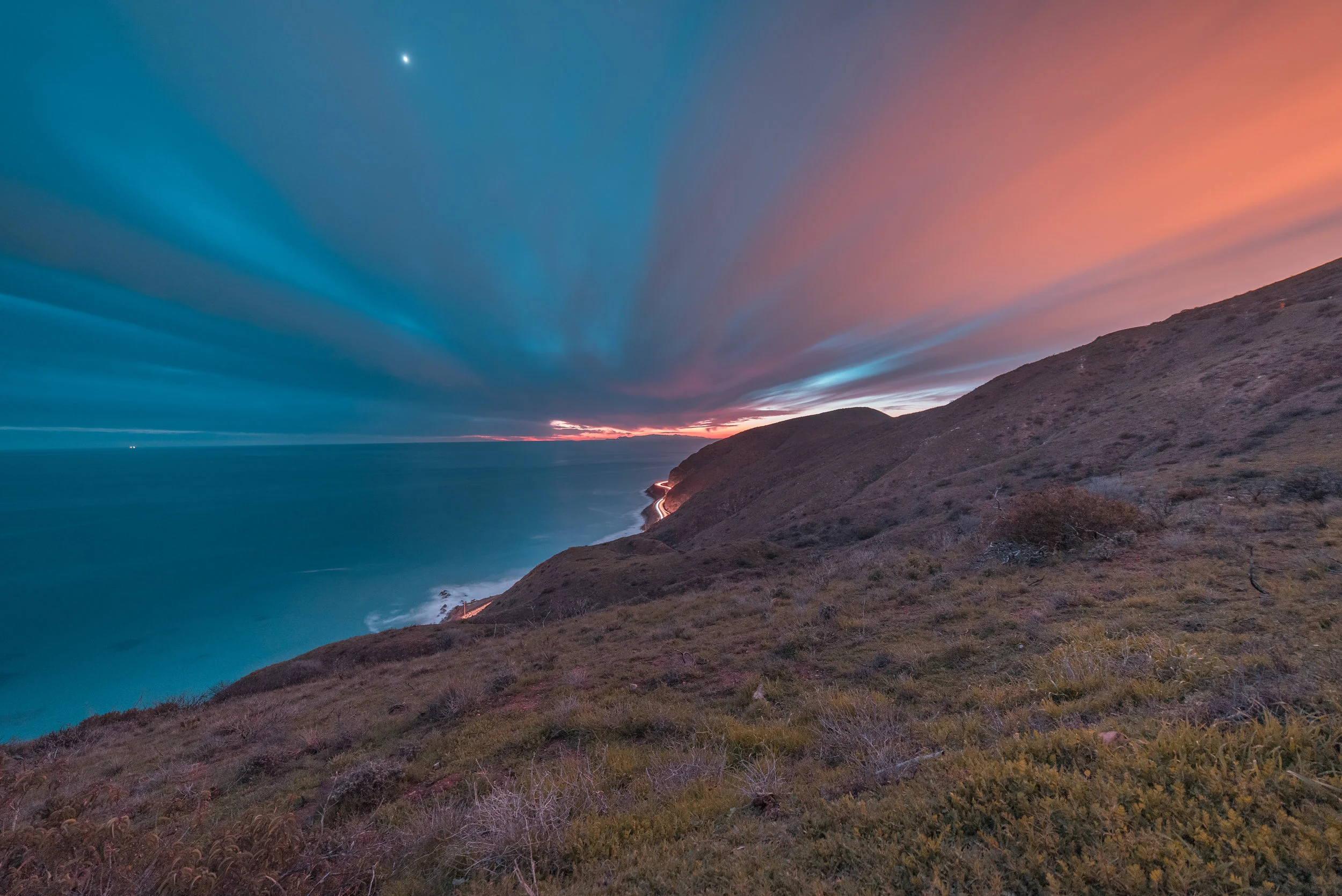 Deer Creek Canyon, Malibu, CA. ISO 640. f/4.5 30 seconds.