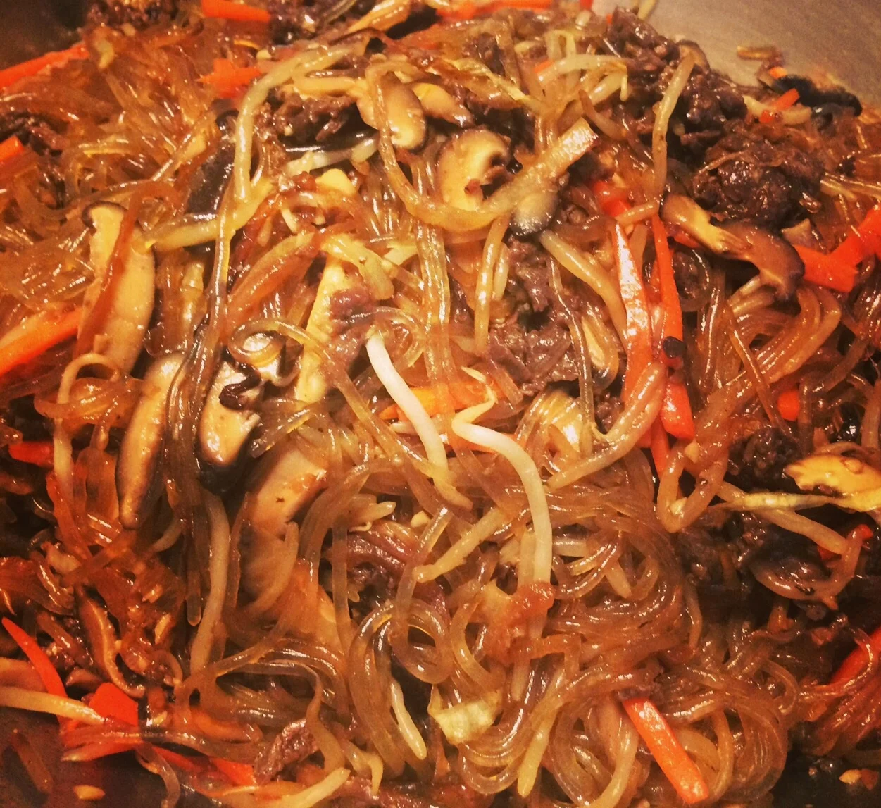 Japchae Mixed Noodle Recipe