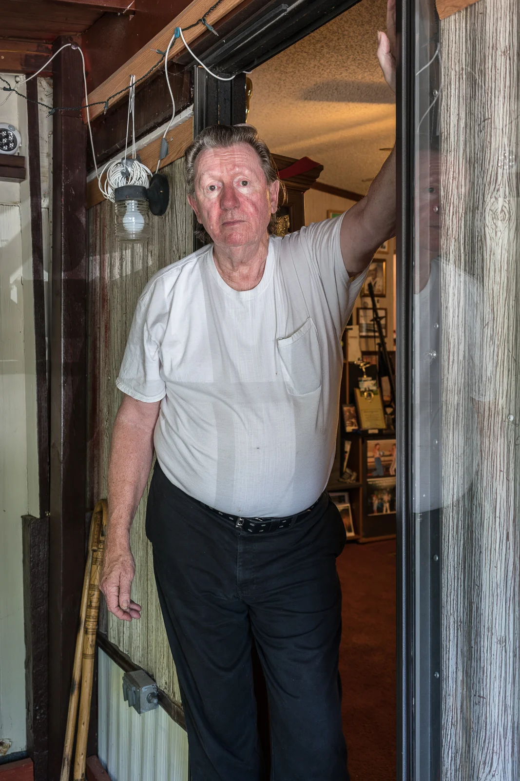 Ron at Home, Fenton, Missouri, 2017 © Nate Narson