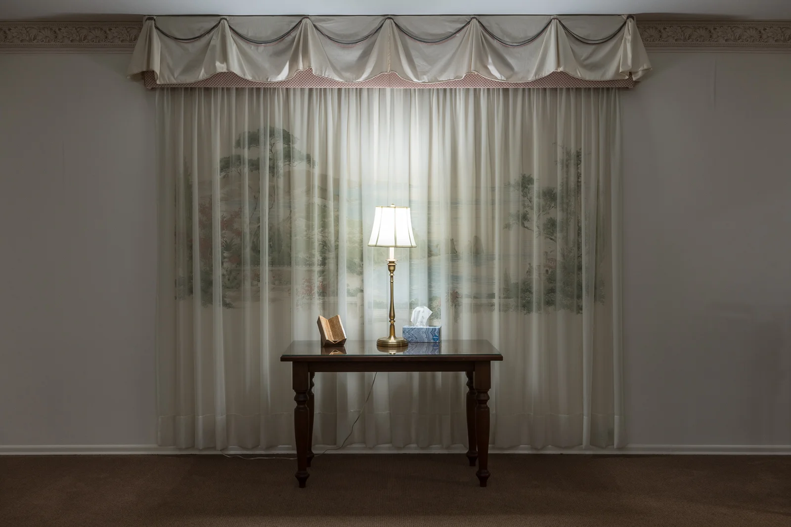 Simulated Window, Moll Funeral Home, Mascoutah, Illinois, 2017 © Nate Larson