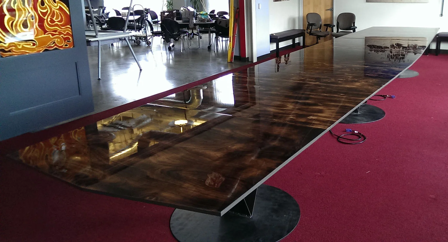 Burning Man Conference Table 2 2014 24ft