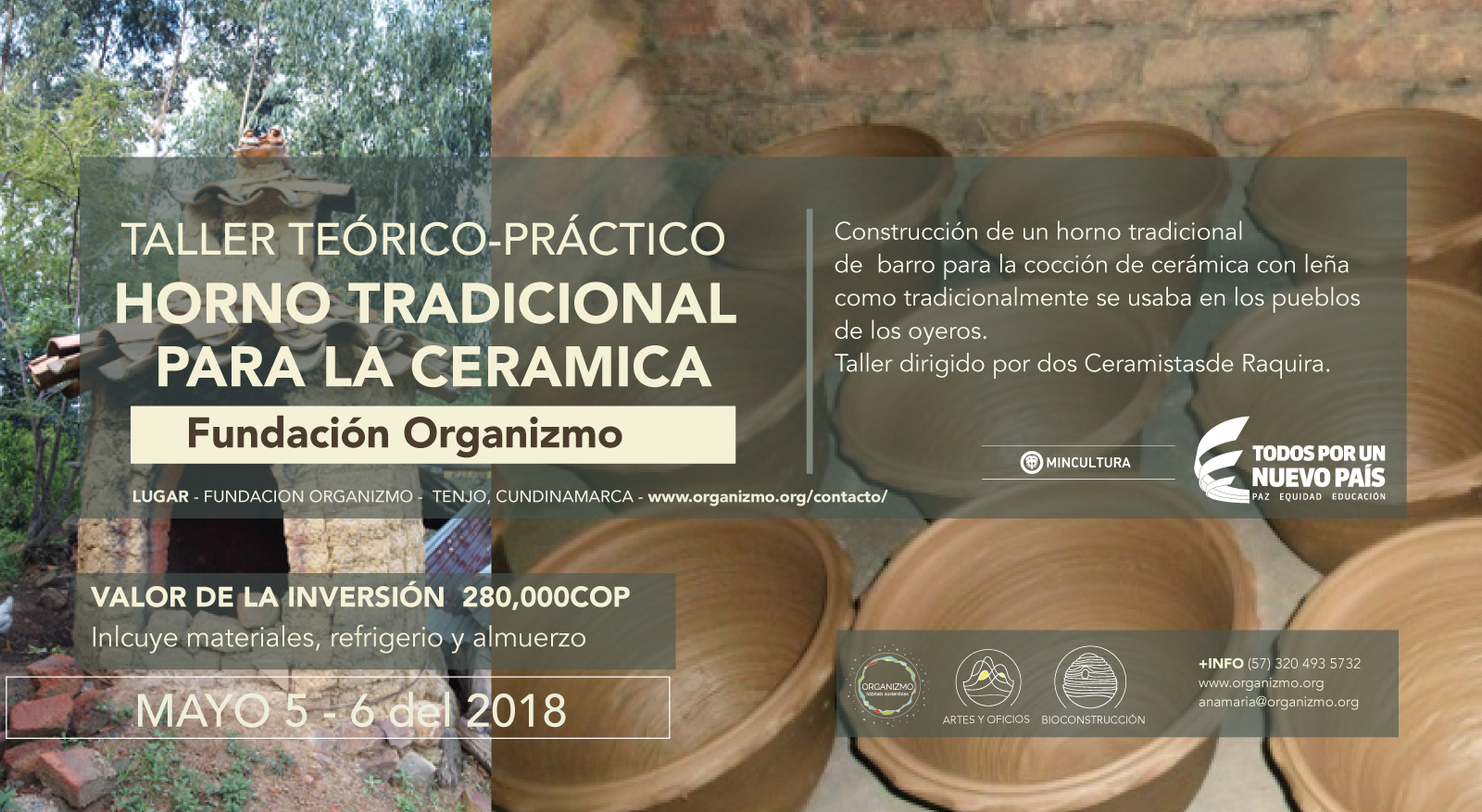 HORNO TRADICIONAL PARA CERAMICA — ANDINO