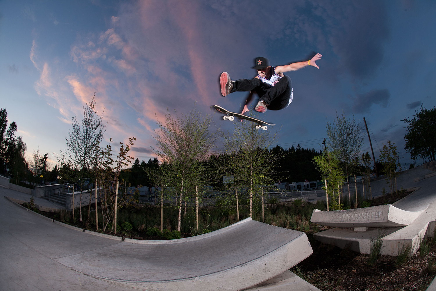  Ed Benedict Street Plaza’s gap jump is a popular feature amongst locals and visitors. 