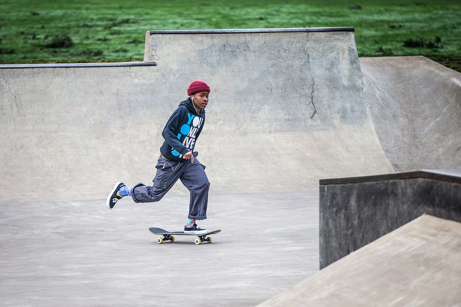  Glenhaven Skatepark offers plenty of wide open terrain for multiple users to enjoy at the same time. 