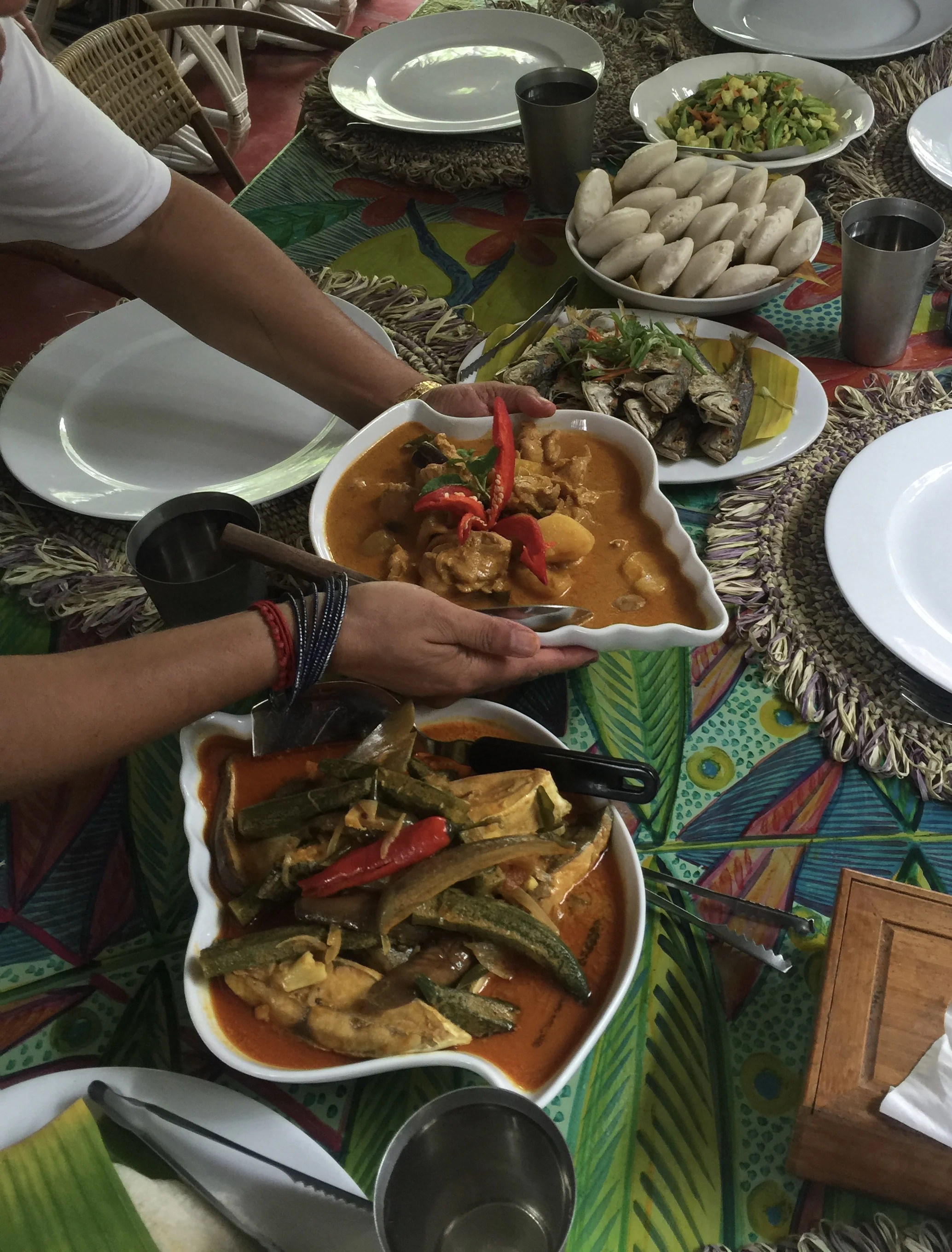 Planter's style curry tiffin.
