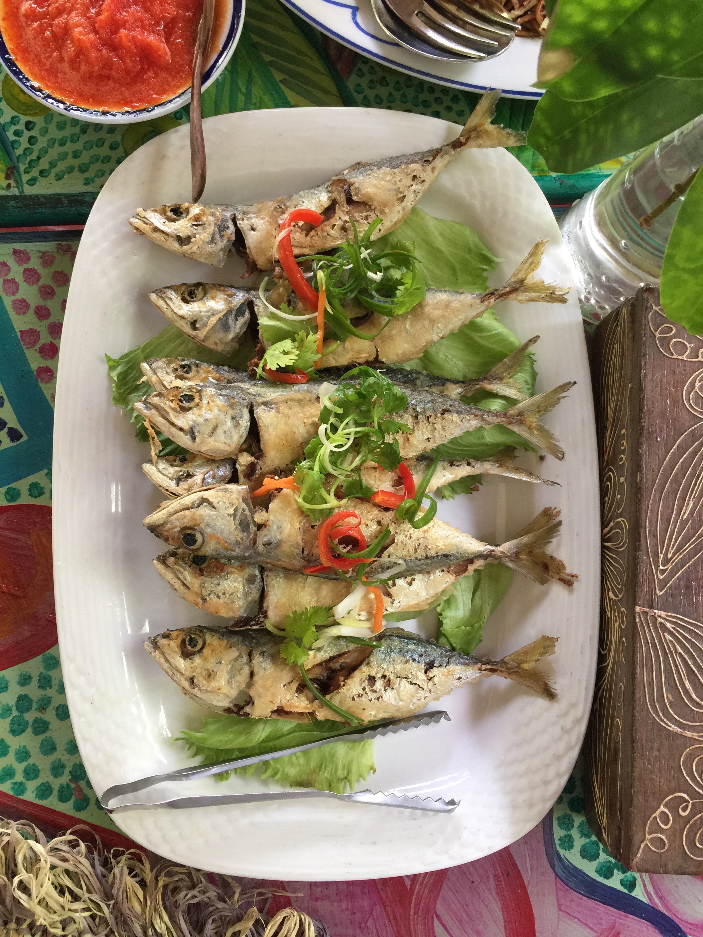 Fresh fish cooked simply local Malaysian style