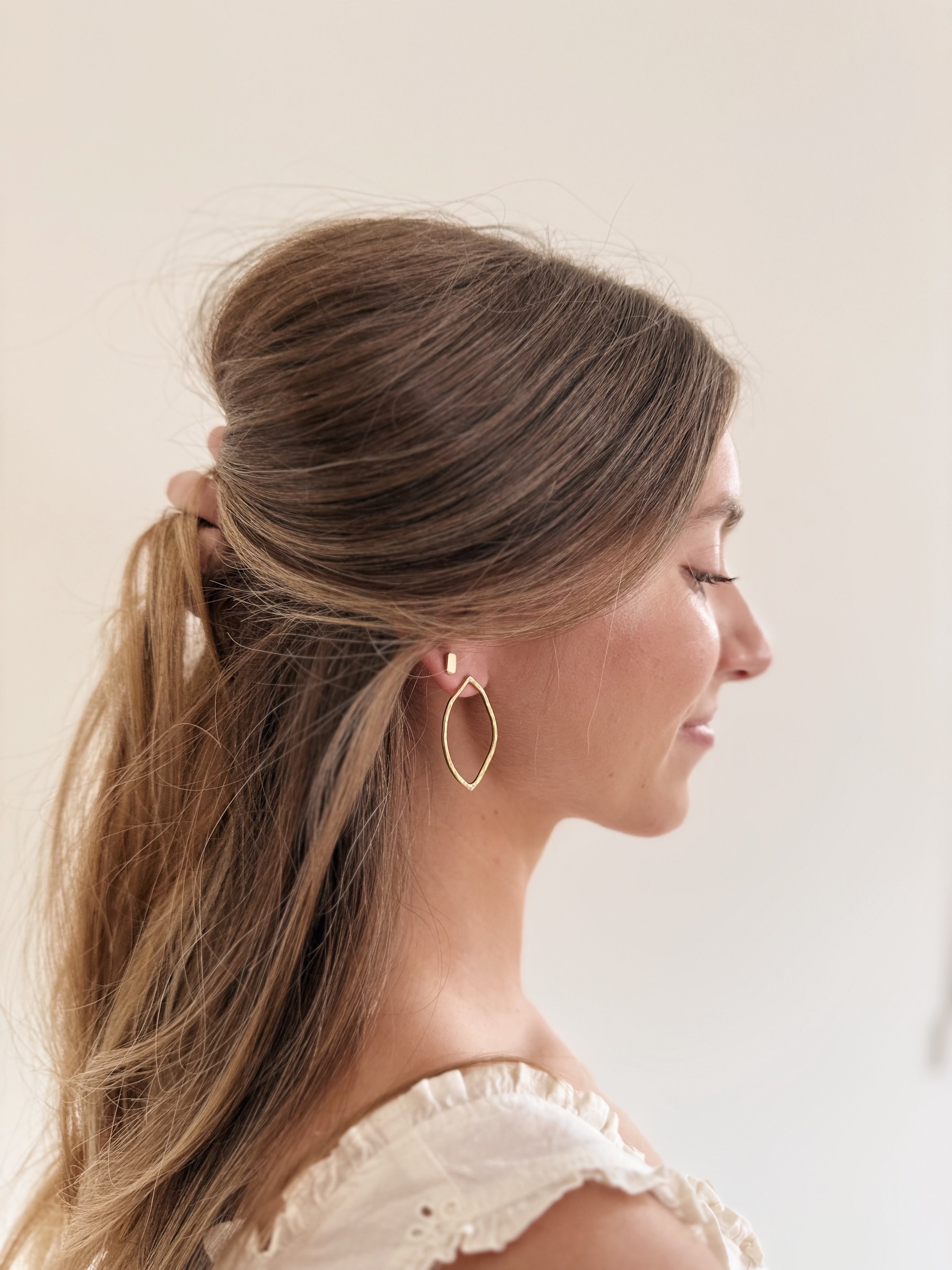 Leaf Silhouette Earrings