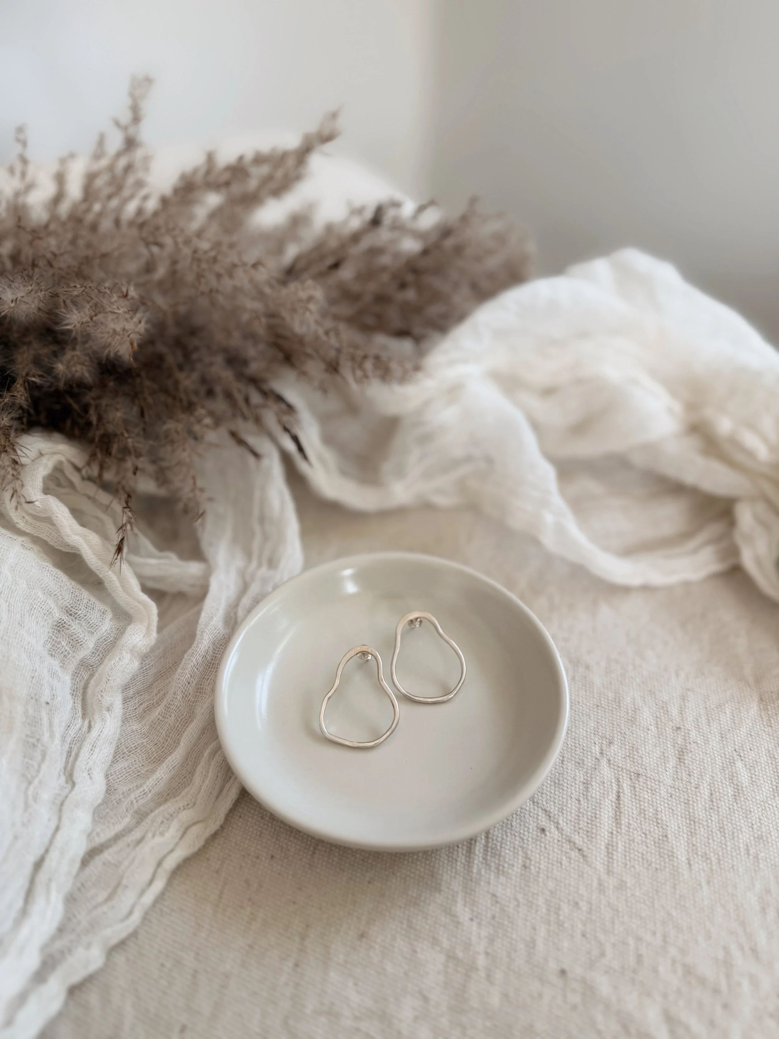 Silver Willow Earrings