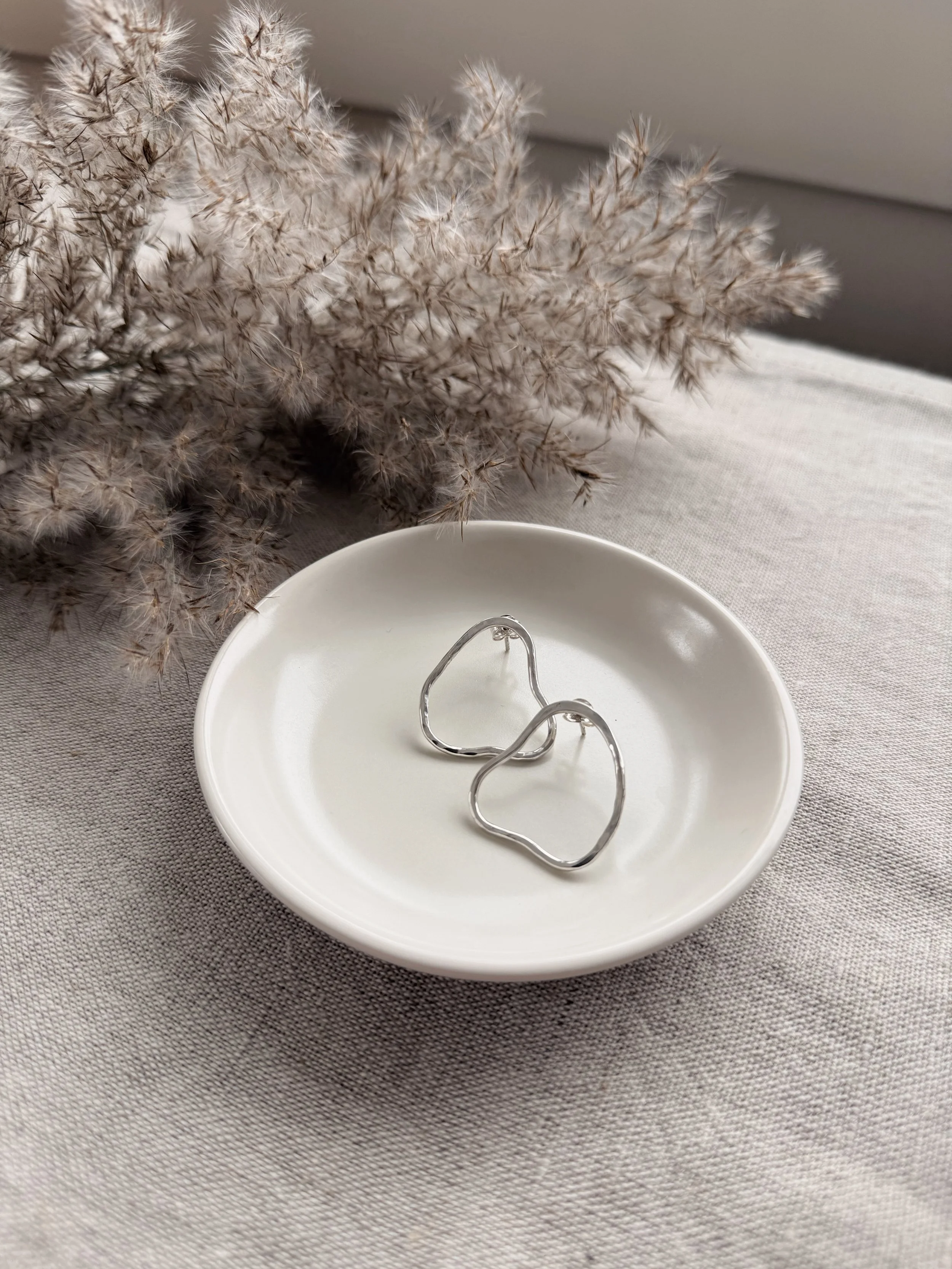 Silver Willow Earrings