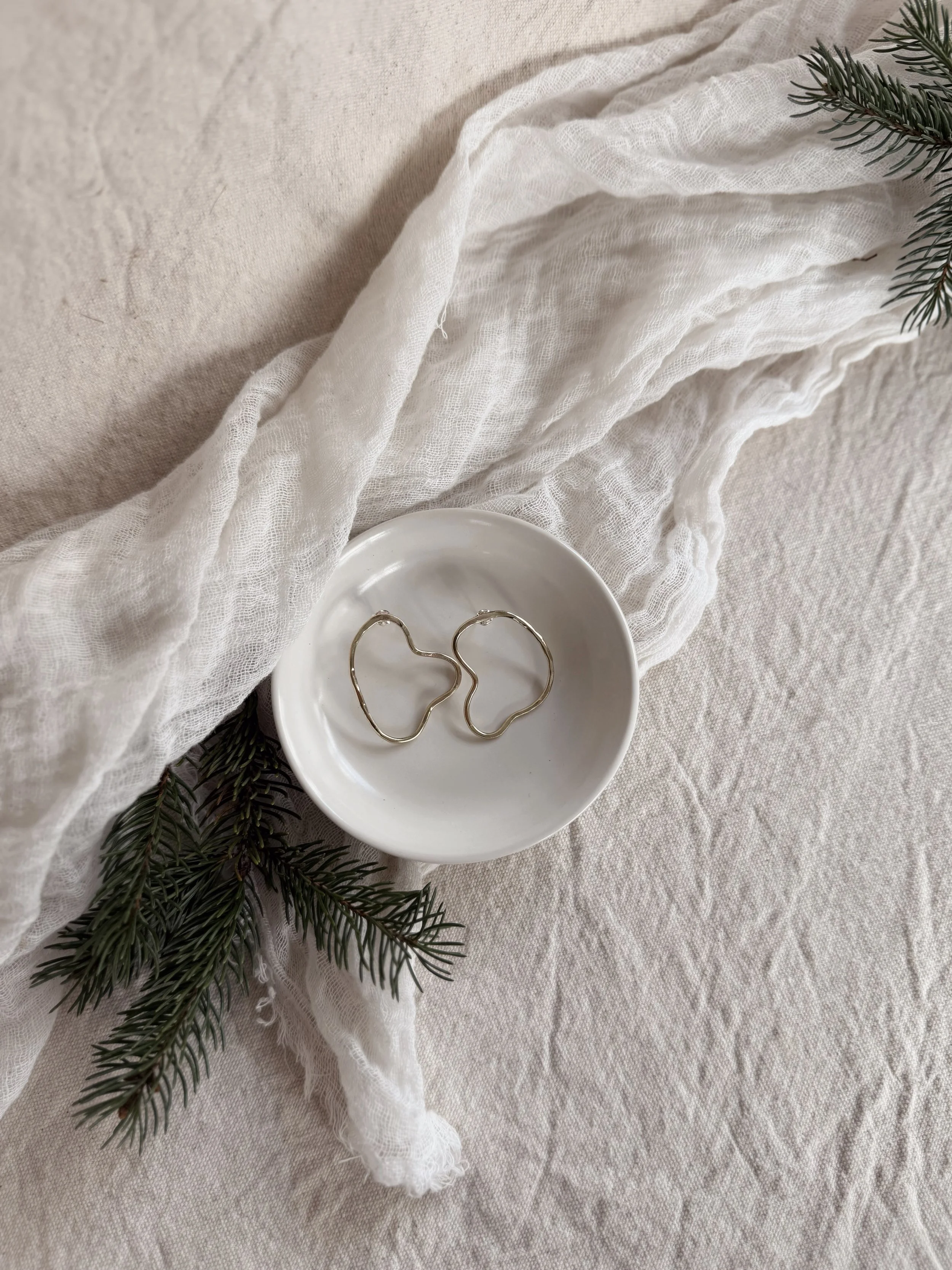 Single Loop Willow Earrings