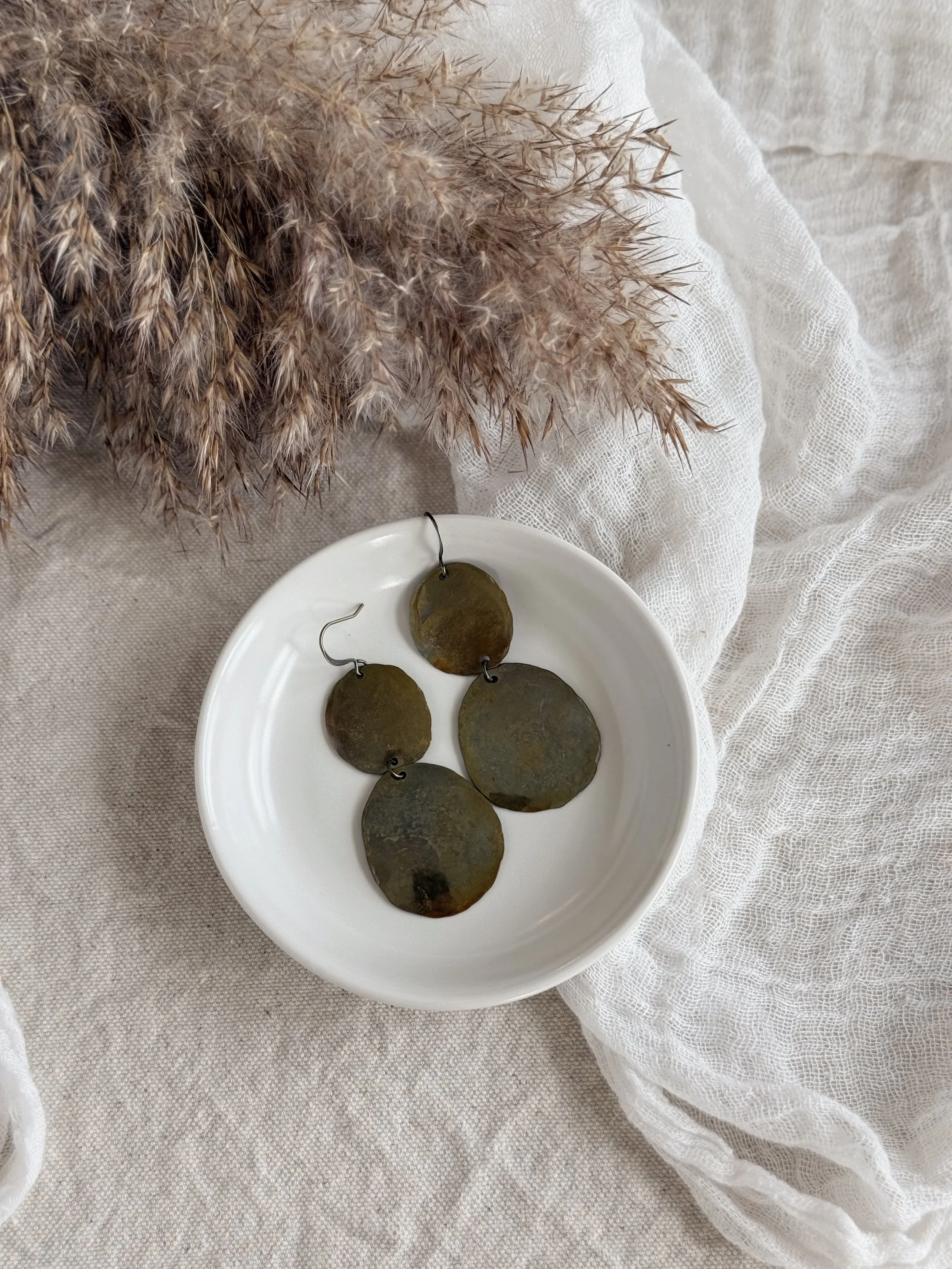 Brass Tanah Earrings