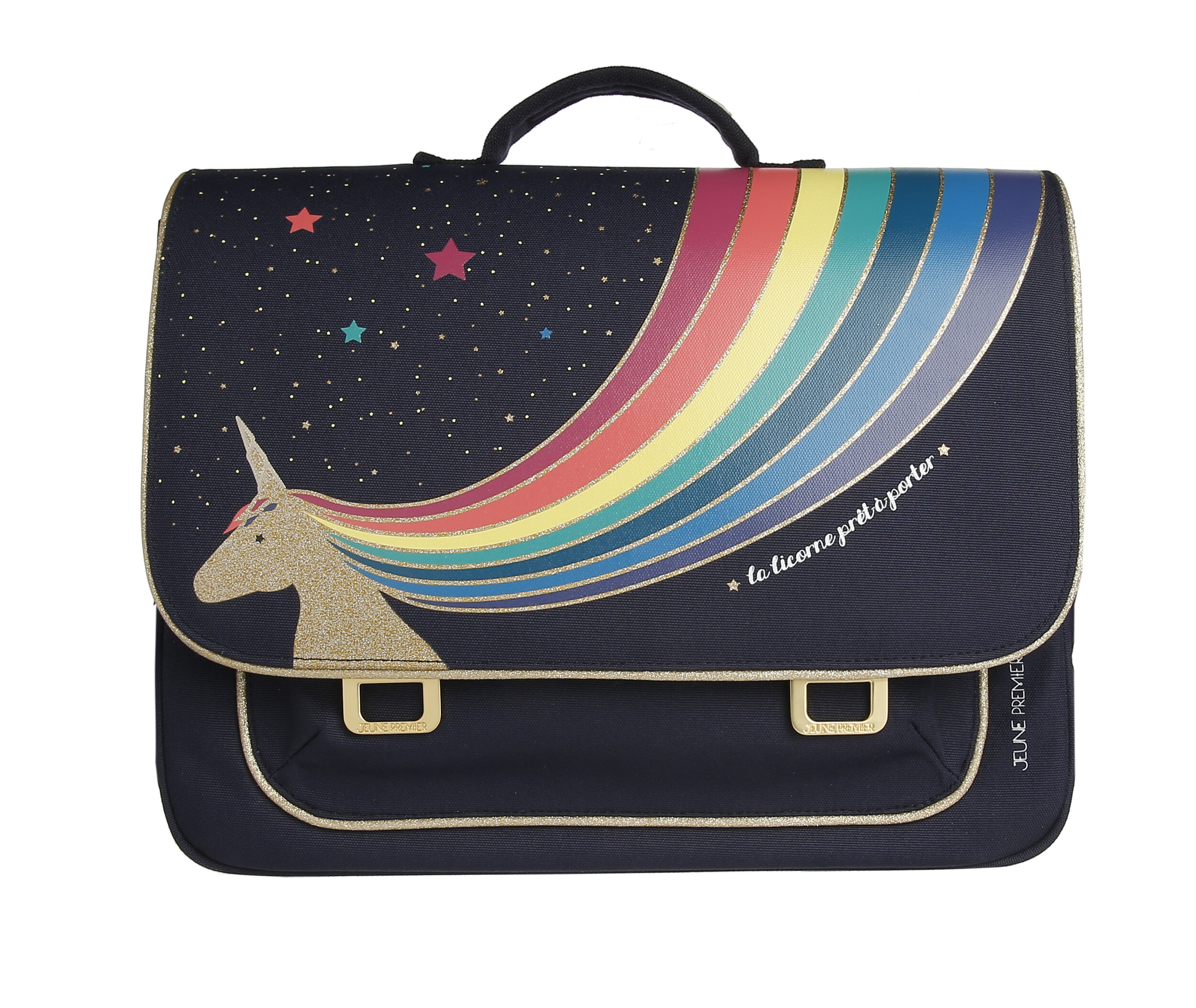 SCHULTASCHE MIDI UNICORN GOLD