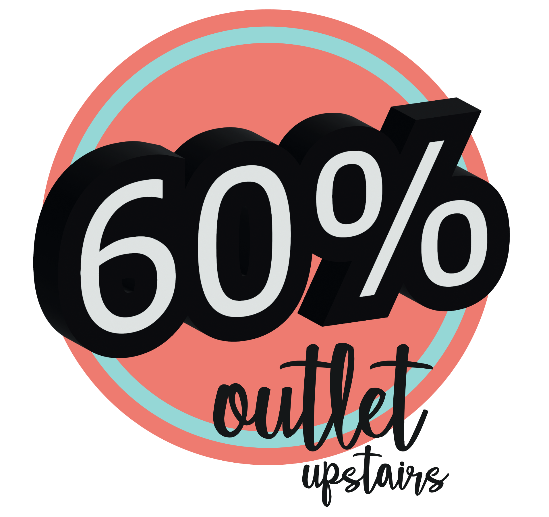 outlet, reduzierte Preise, 60%Rabatt, outlet upstairs, sale