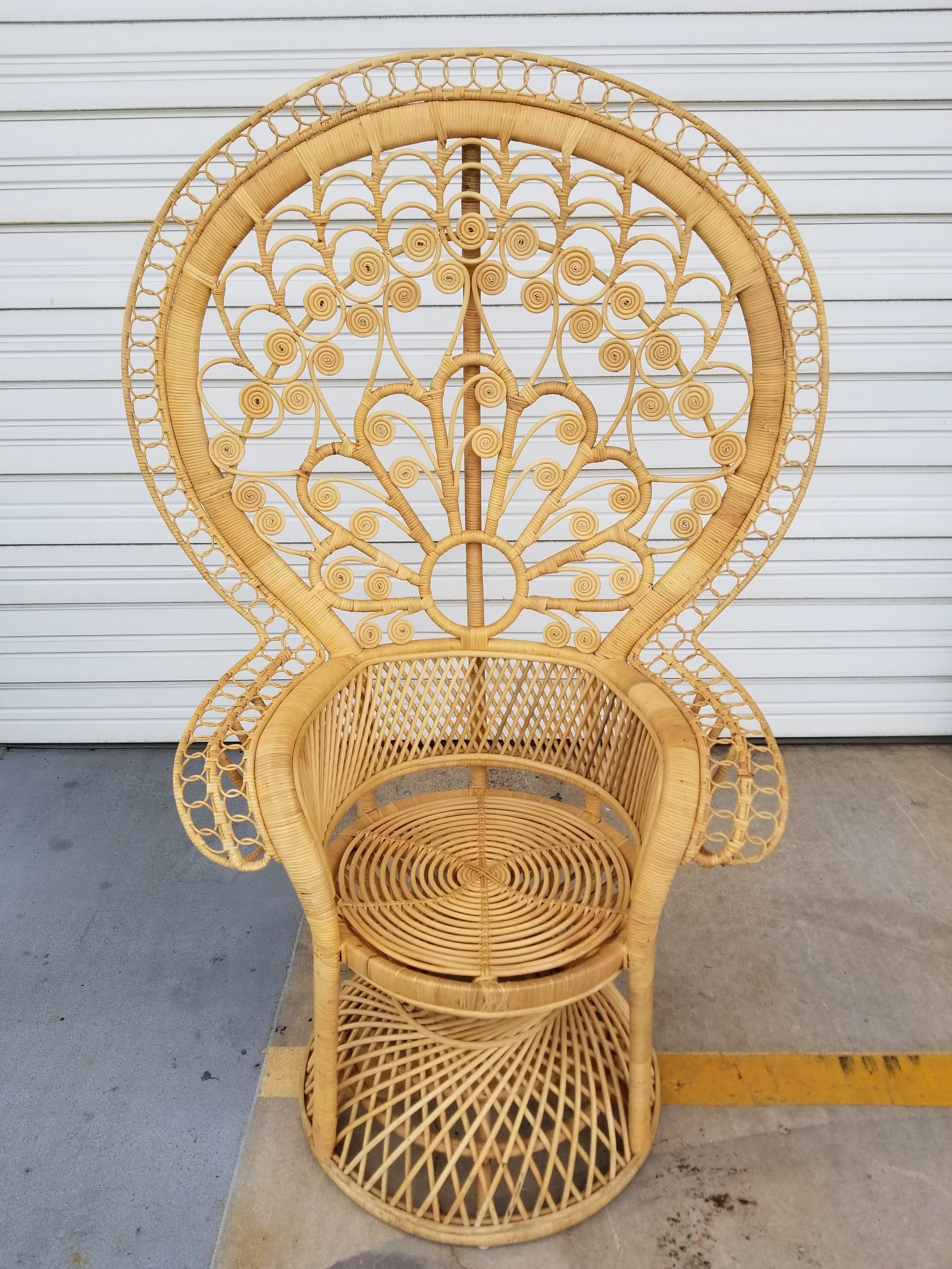 Tall Peacock Chair