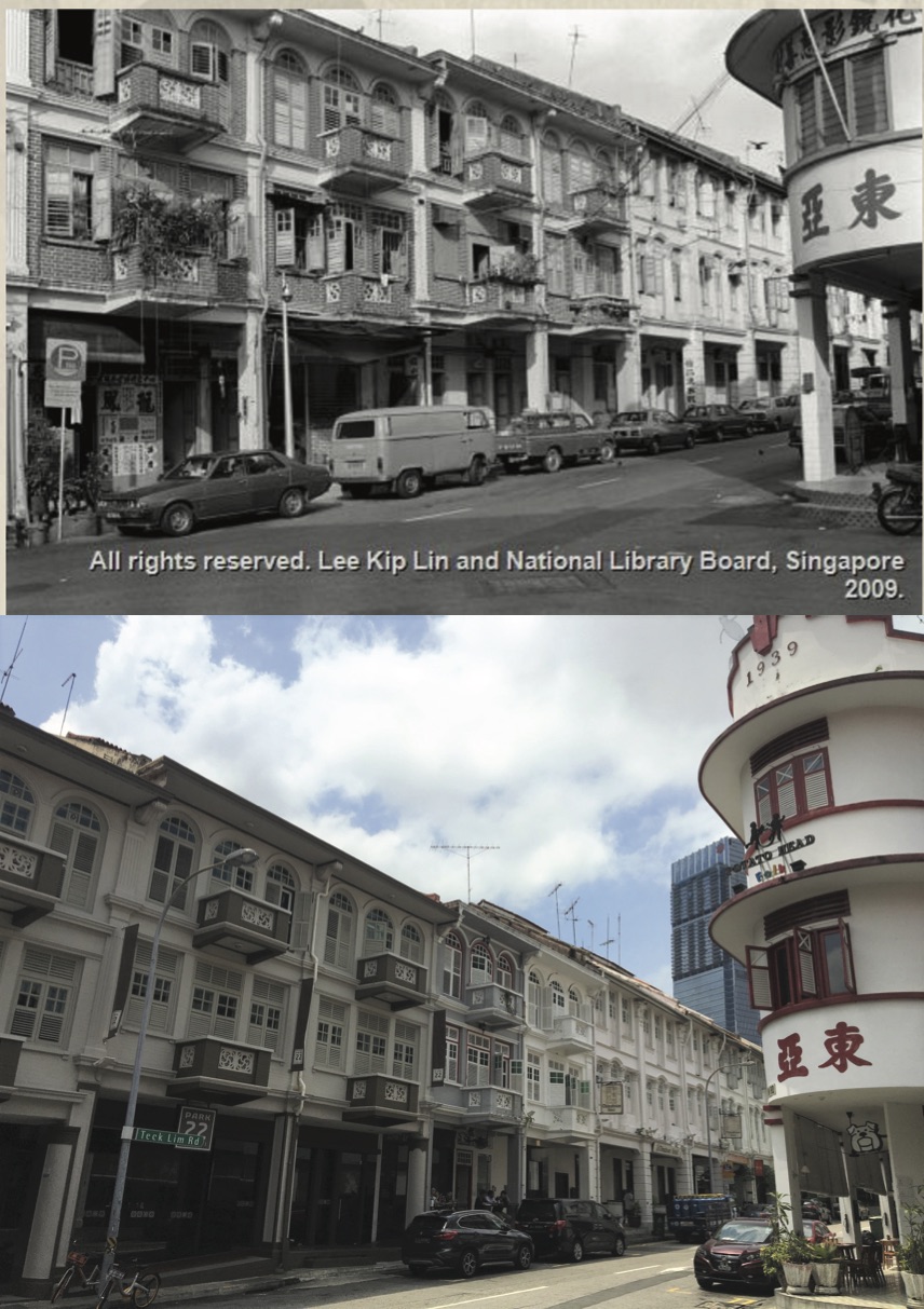 This row of shophouses used to house a Chinese calligraphy and laundry shop in addition to brothels. Today, this stretch of shophouses have transformed into boutique hotels and restaurants. *Photo credit: National Library Board Singapore