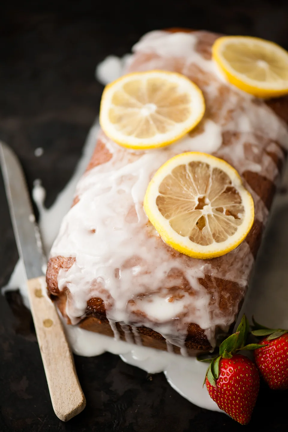 Meyer Lemon Pound Cake With Syrup And Glaze Gather A Table