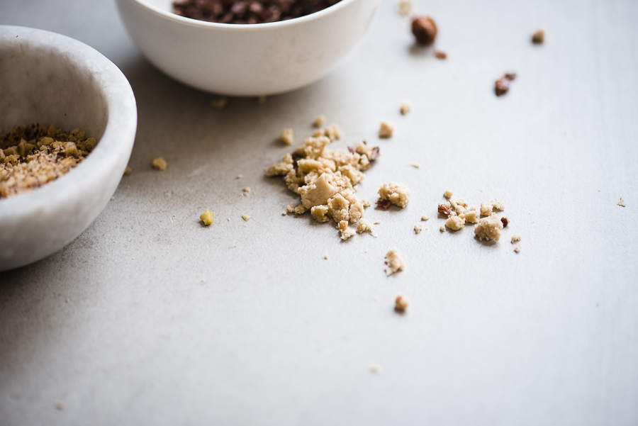 Gather a Table - HALVA ICE CREAM SANDWICH COOKIES WITH HAZELNUTS AND CACAO NIBS