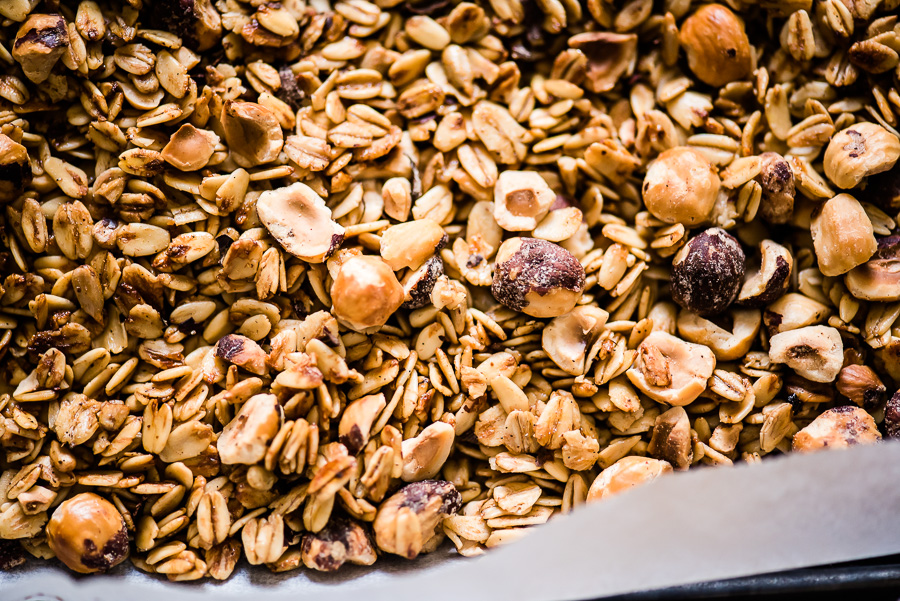 Dried Cherries, Hazelnut, Dark Chocolate & Cacao Nibs Granola