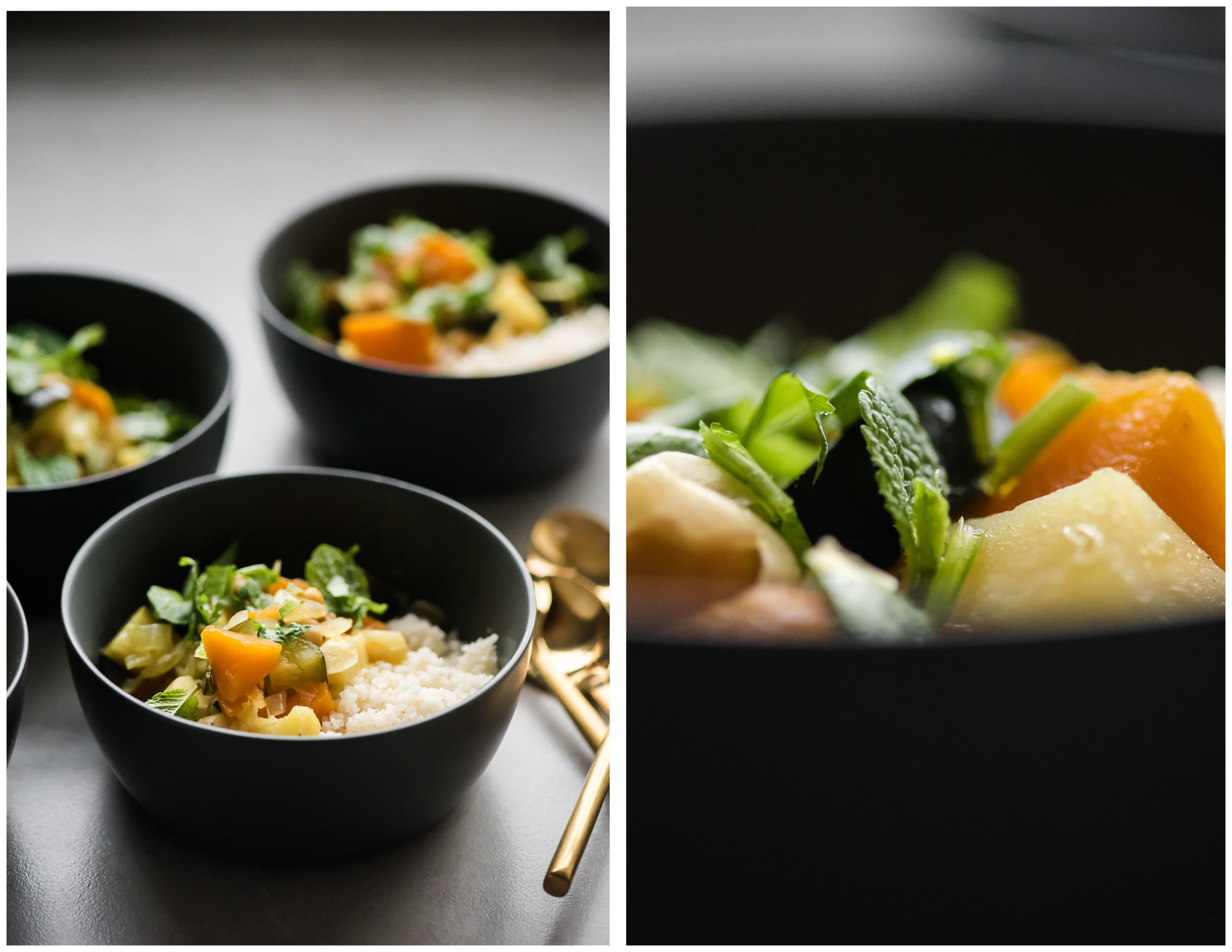 Moroccan Vegetable Stew with Couscous