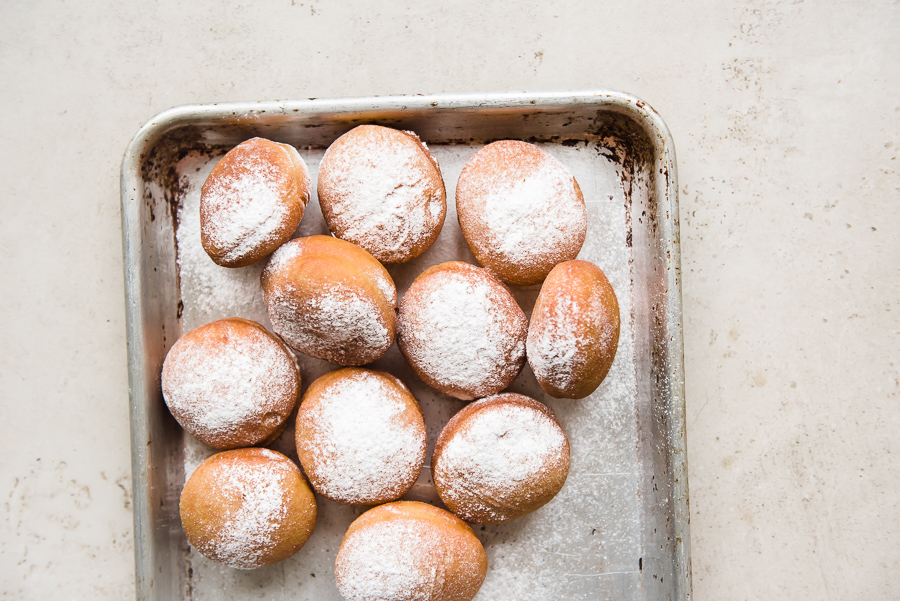 Eshel Yogurt Doughnuts with Mixed Berry Jam - Gather A Table