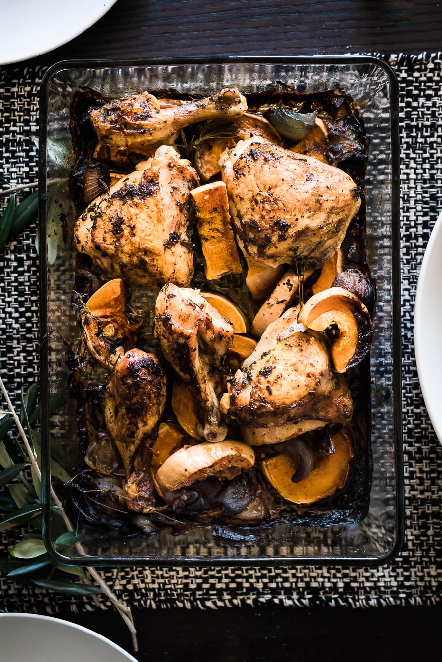 Roasted Chicken with Squash and Red Onion | Gather a Table